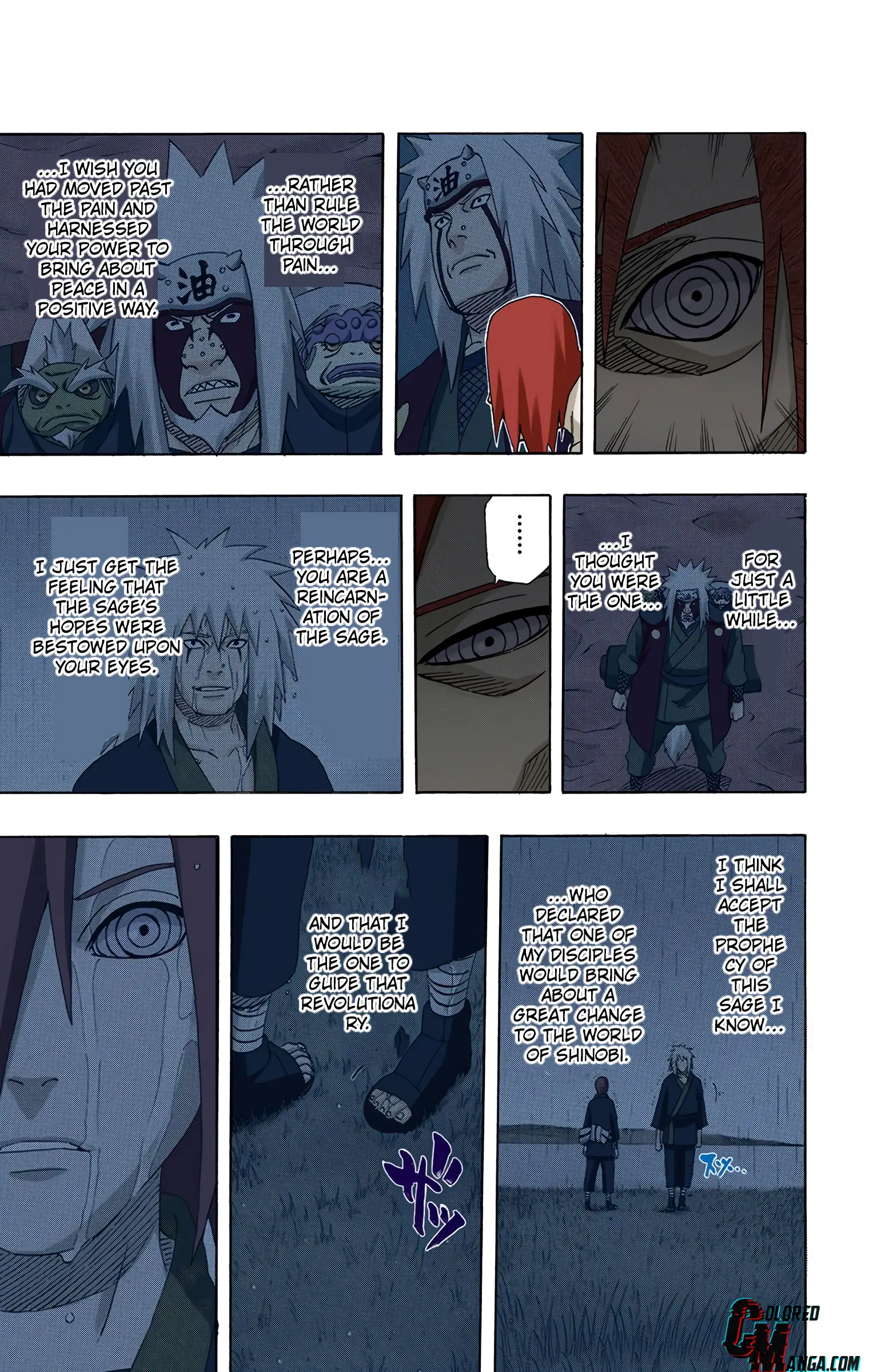Naruto Colored Manga Online, chapter 448, page 17