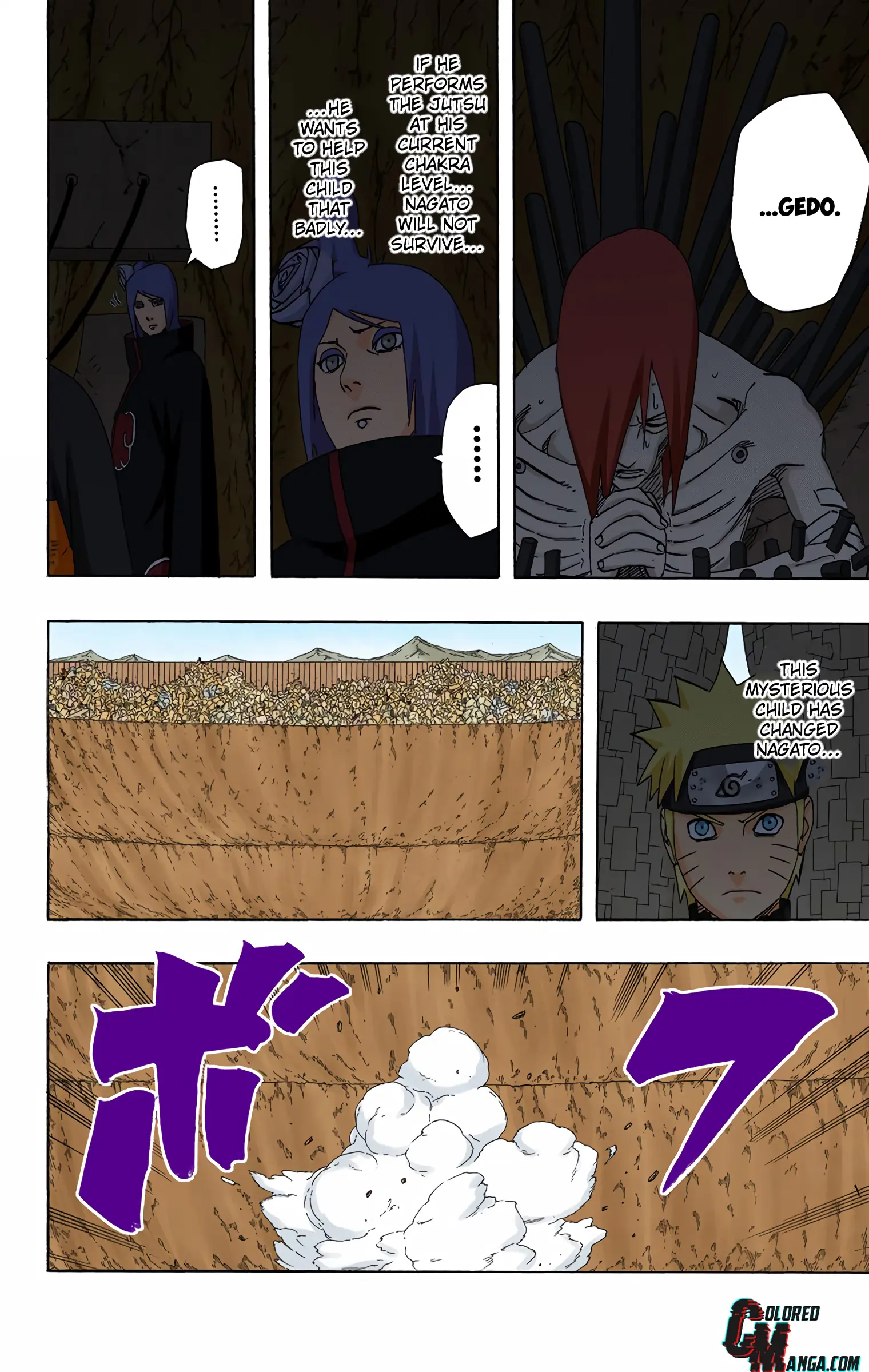 Naruto Colored Manga Online, chapter 449, page 2