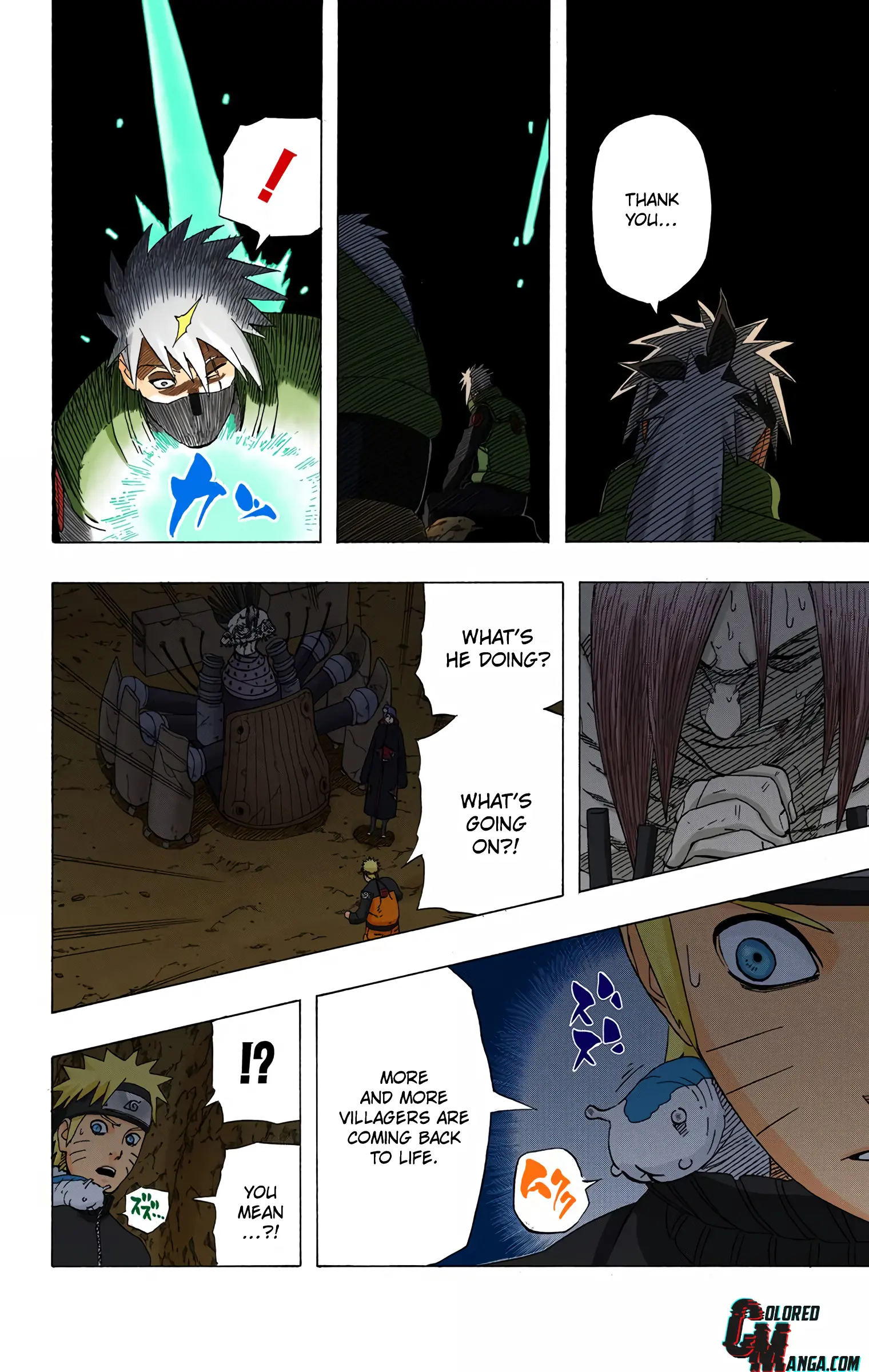 Naruto Colored Manga Online, chapter 449, page 8