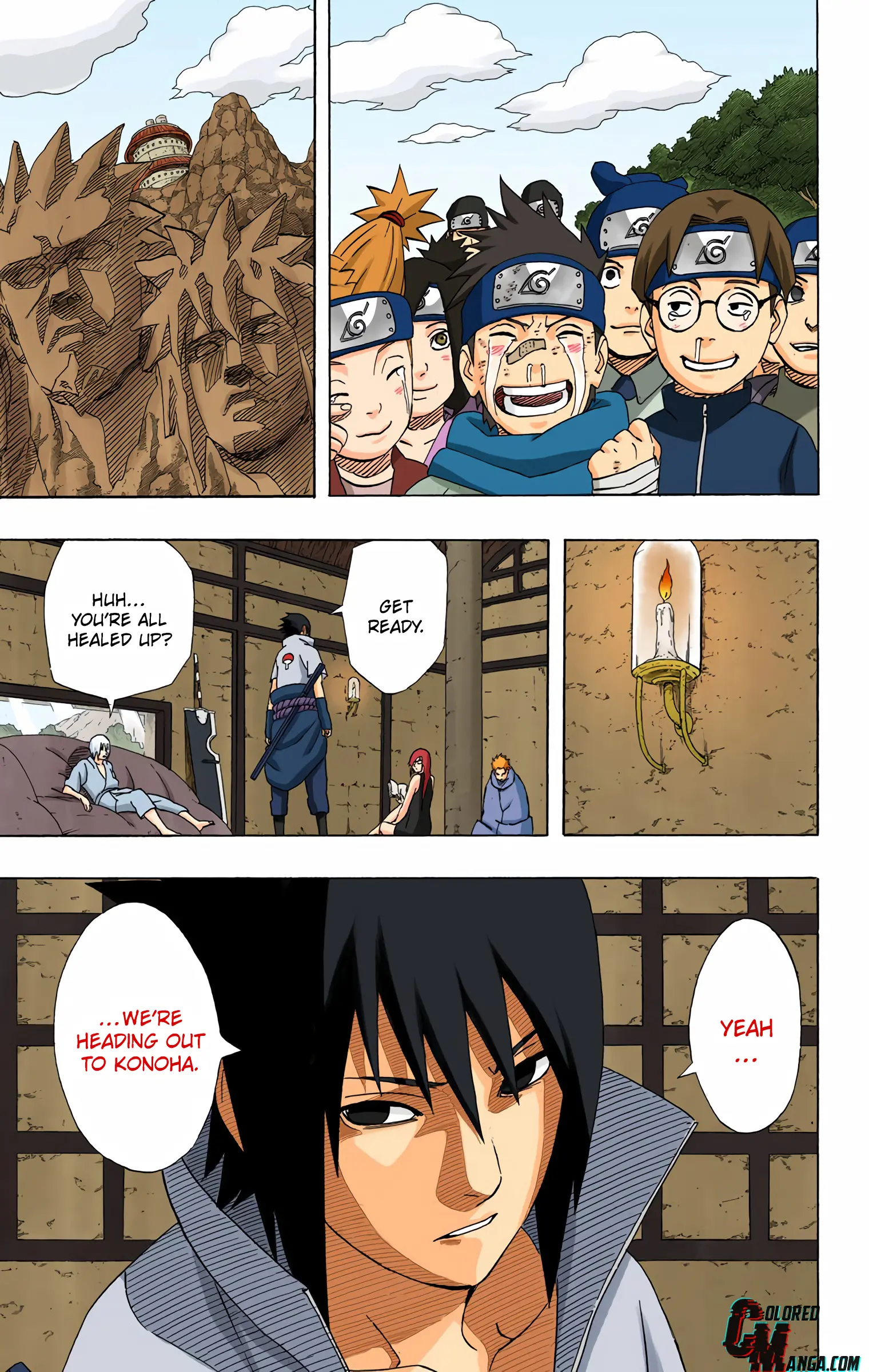 Naruto Colored Manga Online, chapter 450, page 8