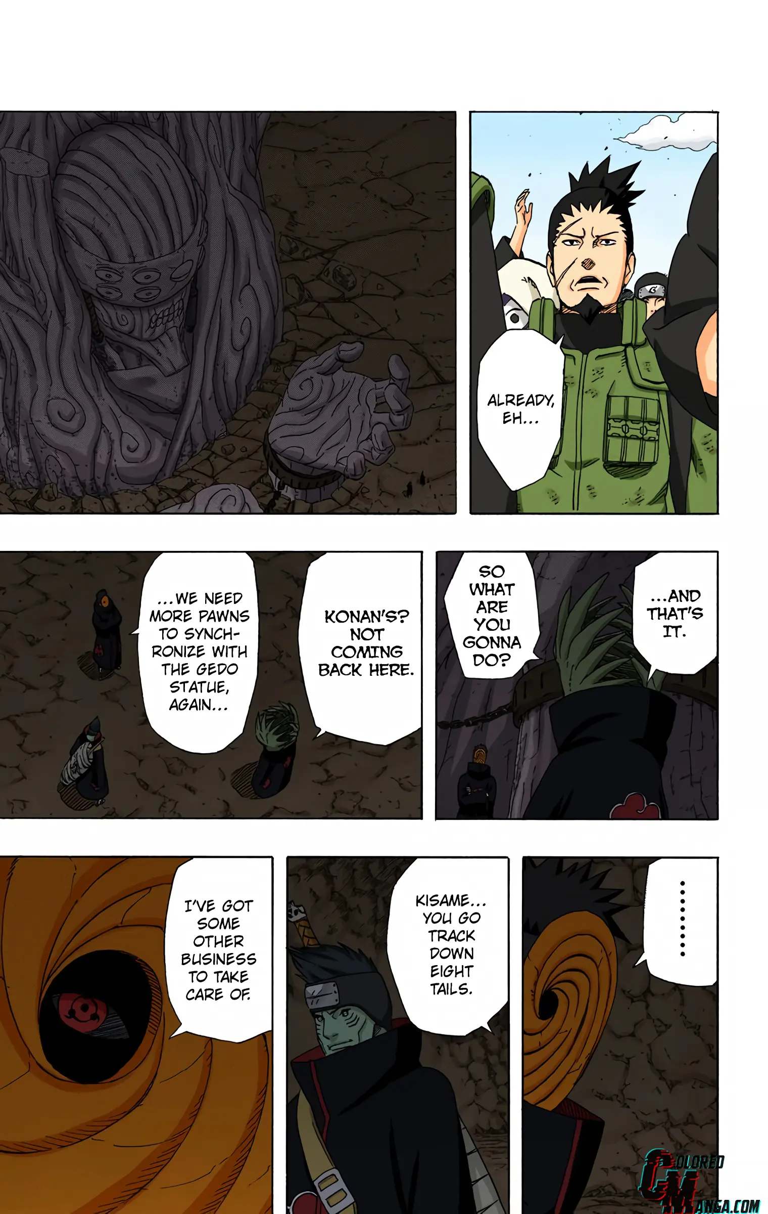 Naruto Colored Manga Online, chapter 450, page 10