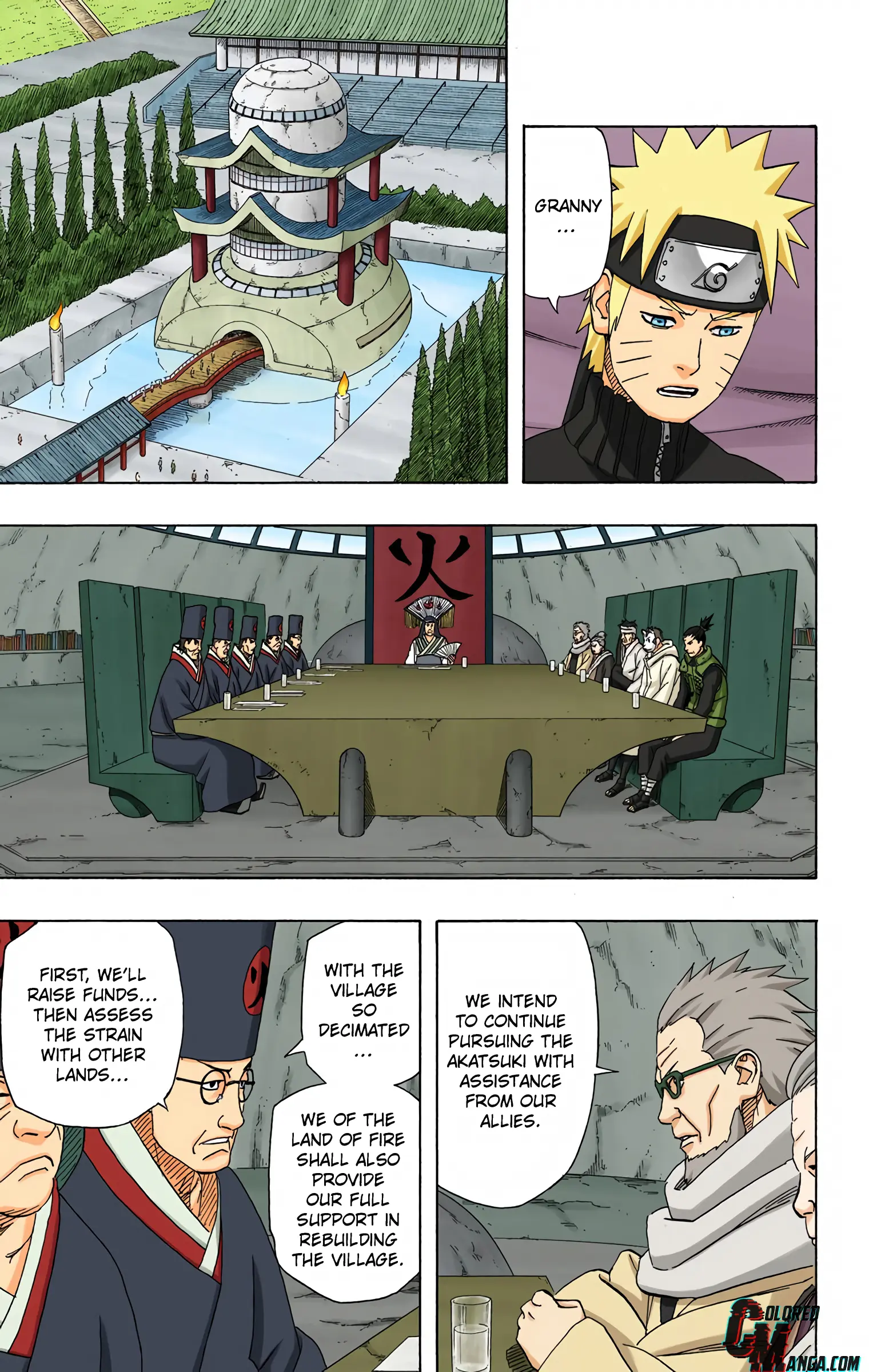 Naruto Colored Manga Online, chapter 450, page 14