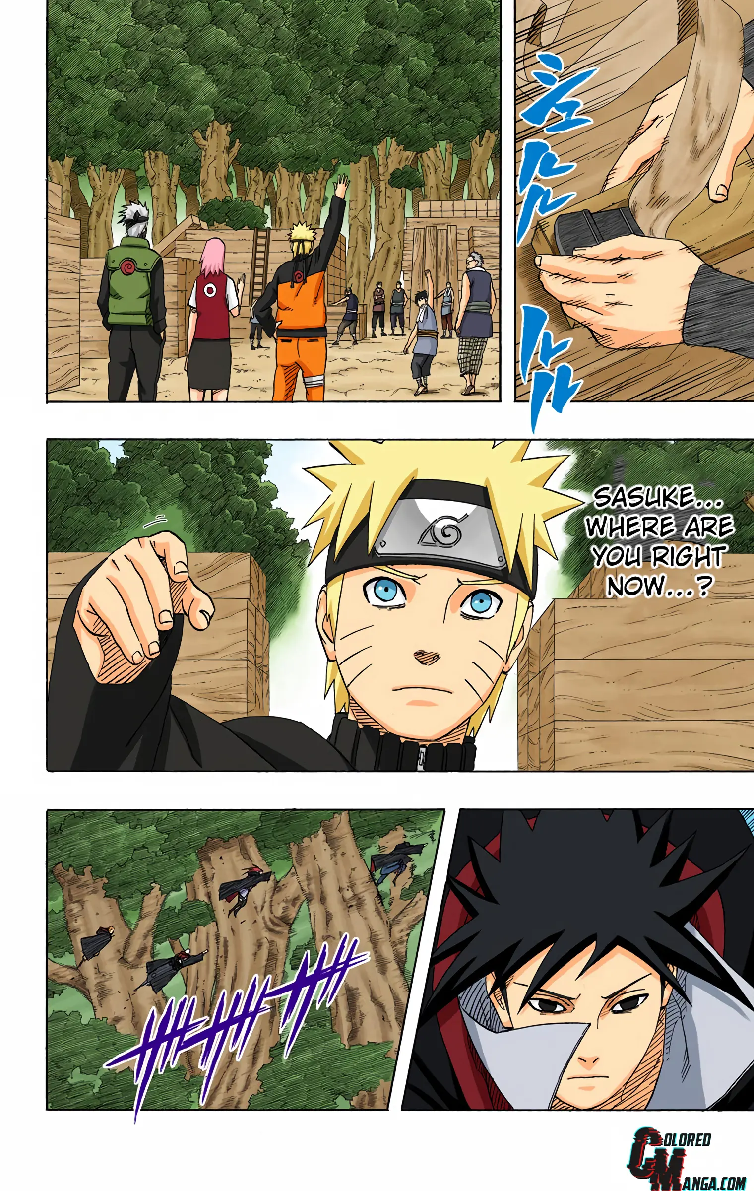 Naruto Colored Manga Online, chapter 451, page 7