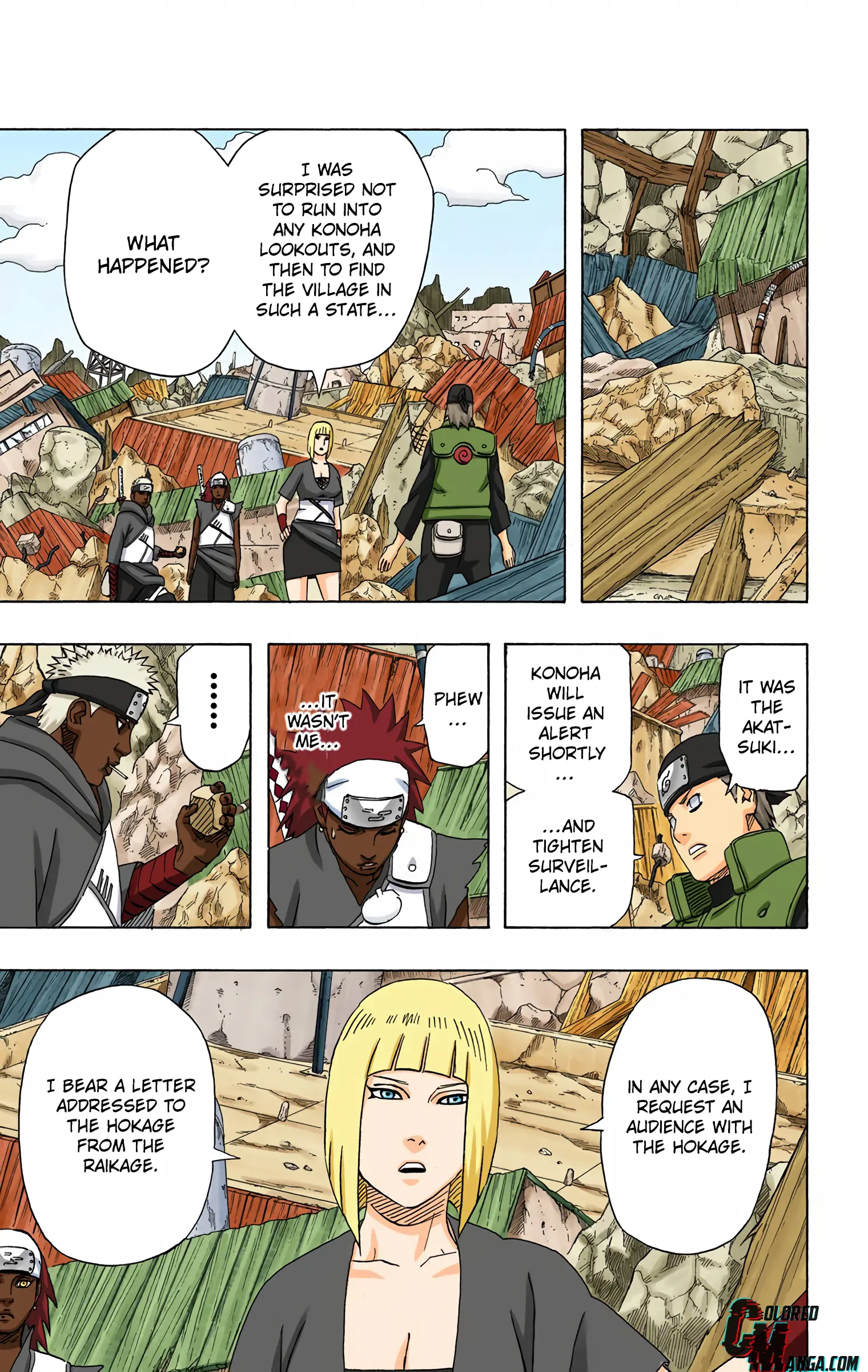 Naruto Colored Manga Online, chapter 451, page 12