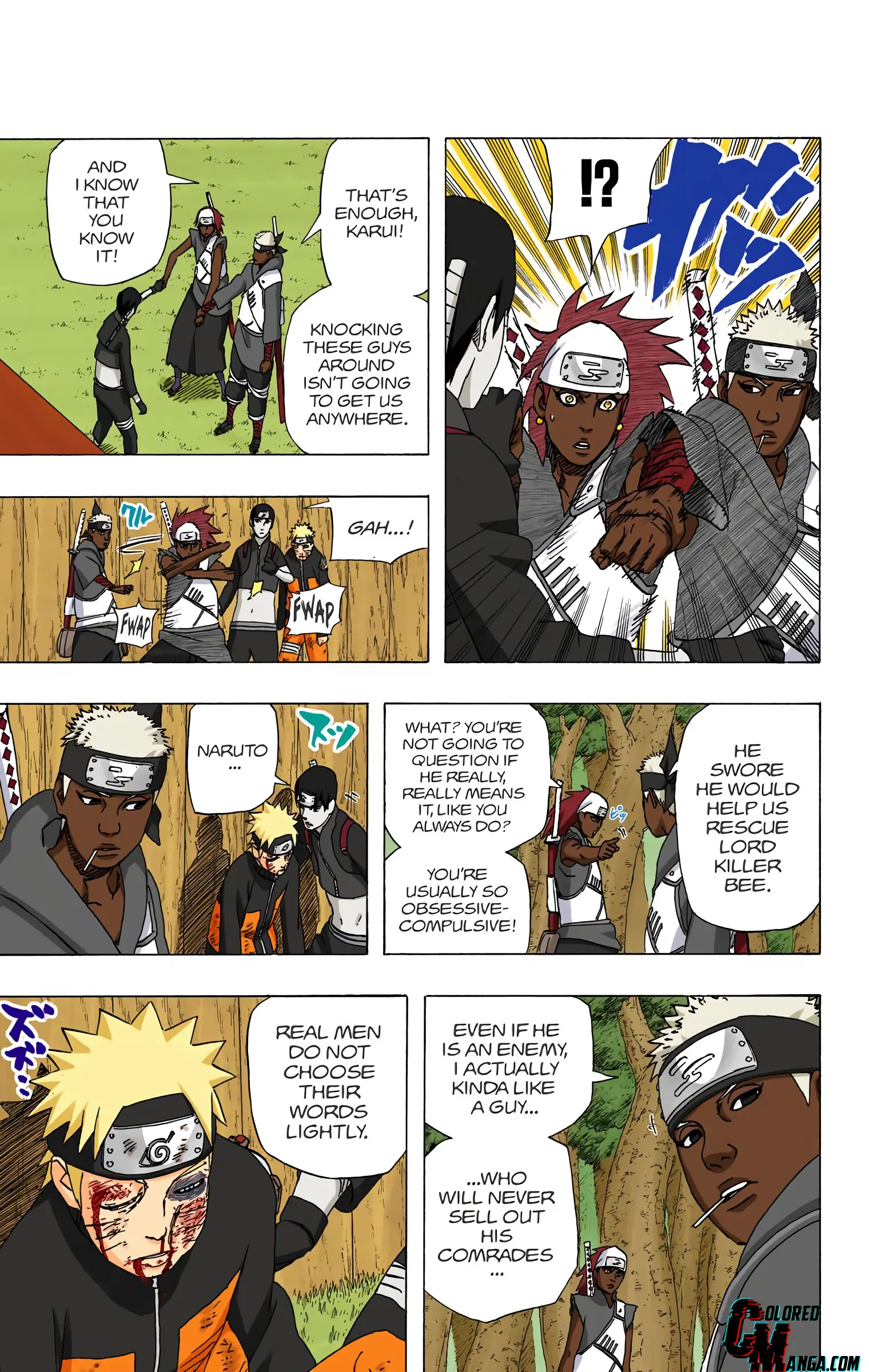 Naruto Colored Manga Online, chapter 455, page 7