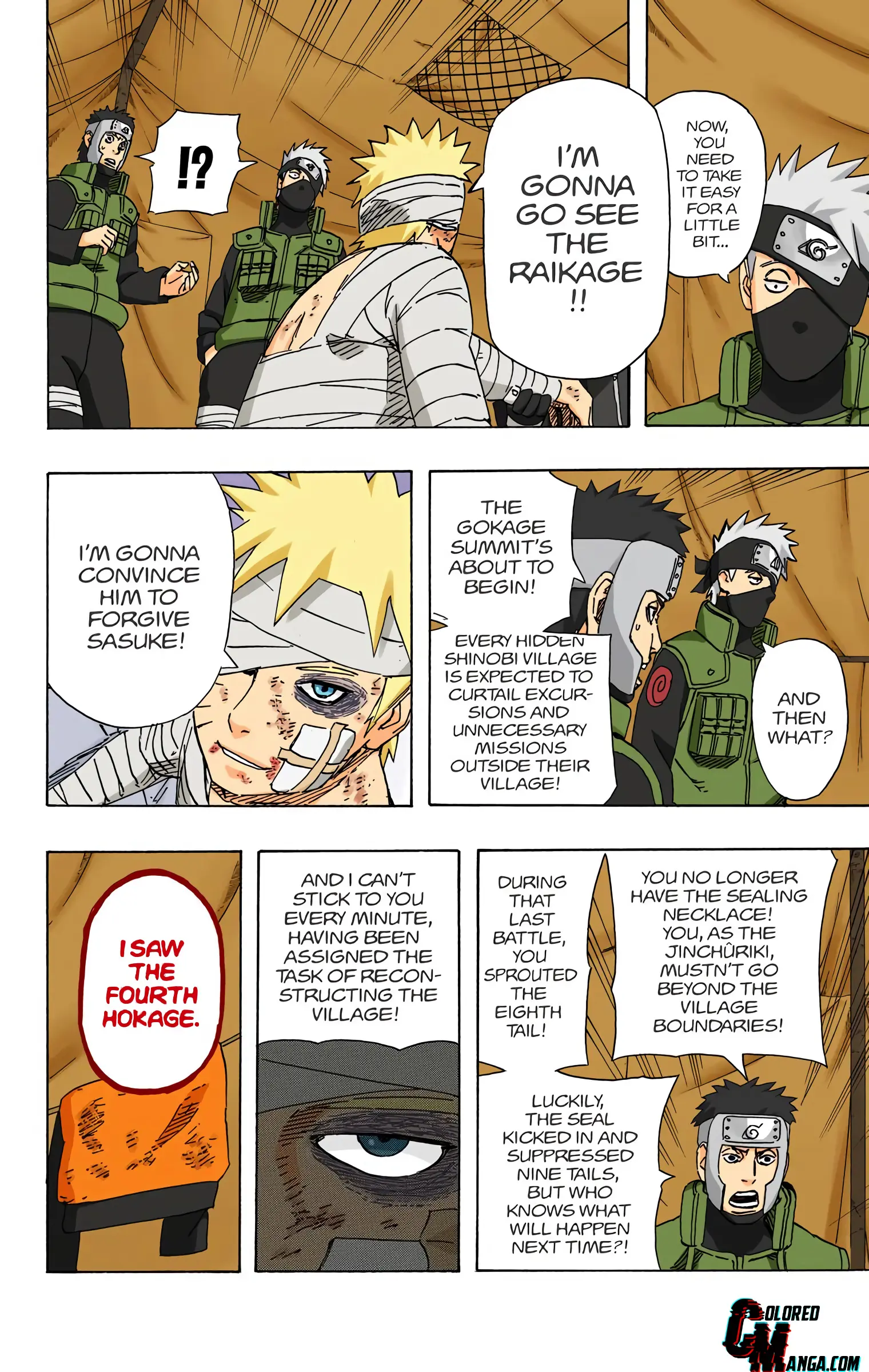 Naruto Colored Manga Online, chapter 455, page 12