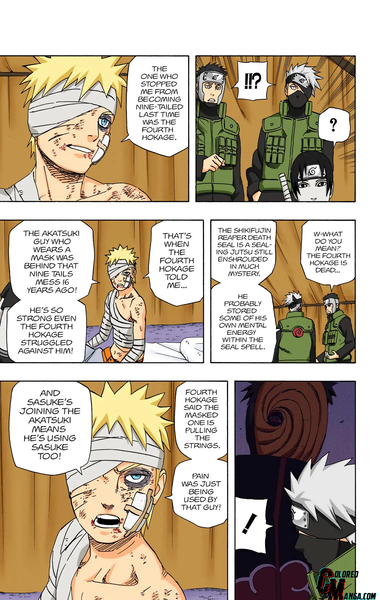 Naruto Colored Manga Online, chapter 455, page 13
