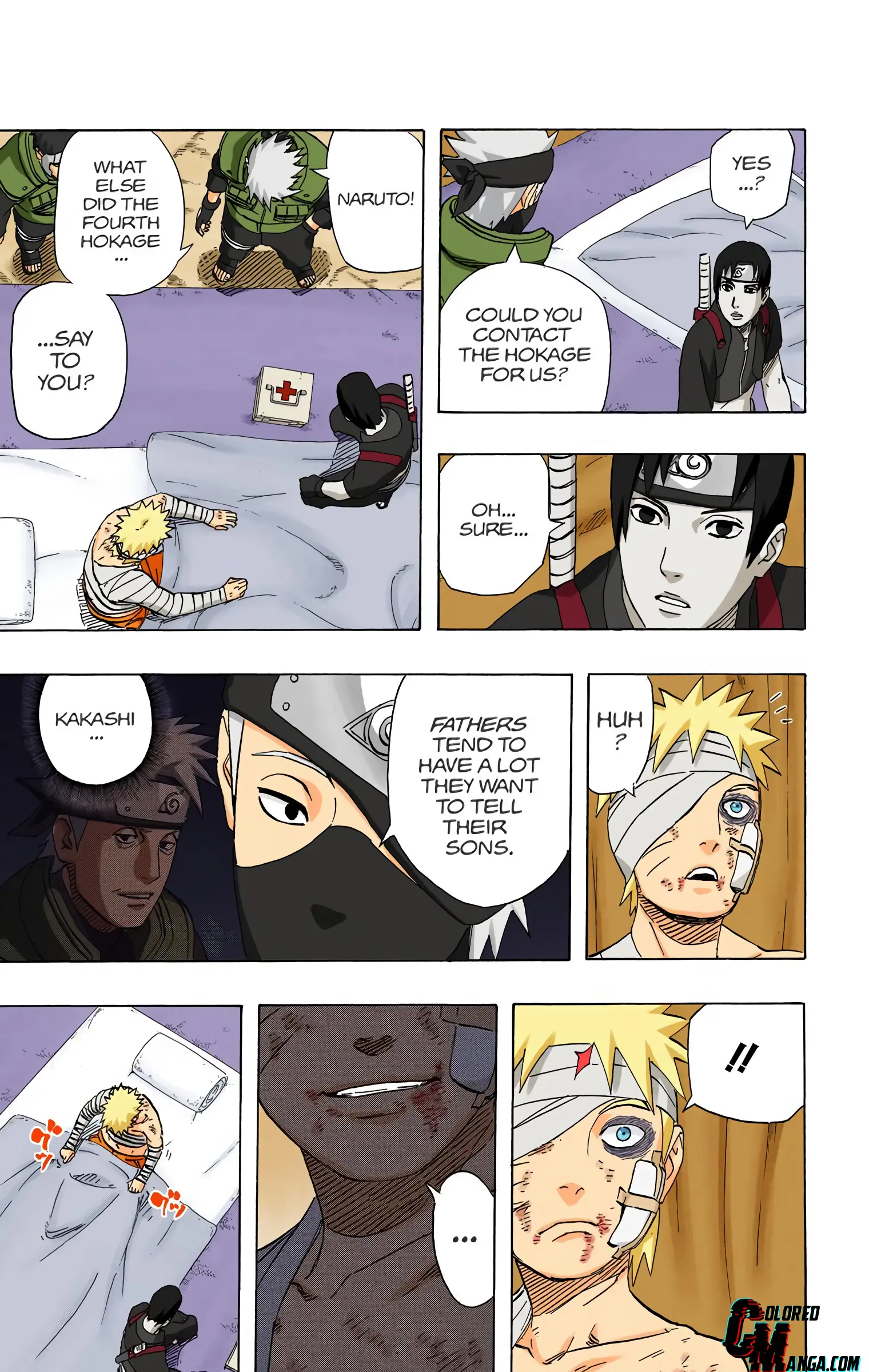 Naruto Colored Manga Online, chapter 455, page 15
