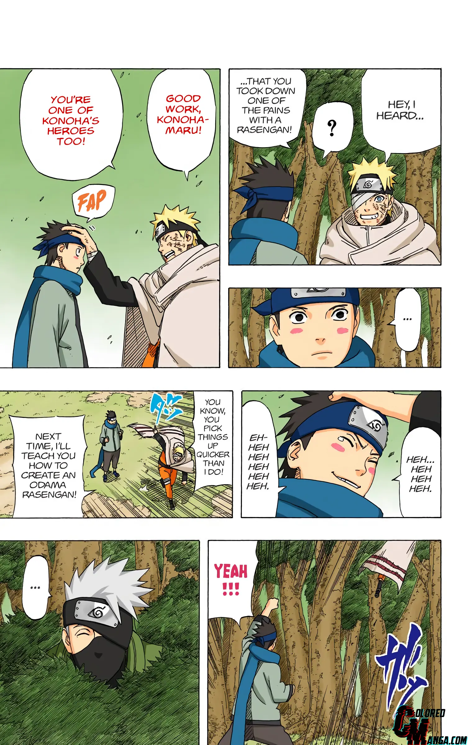 Naruto Colored Manga Online, chapter 456, page 9
