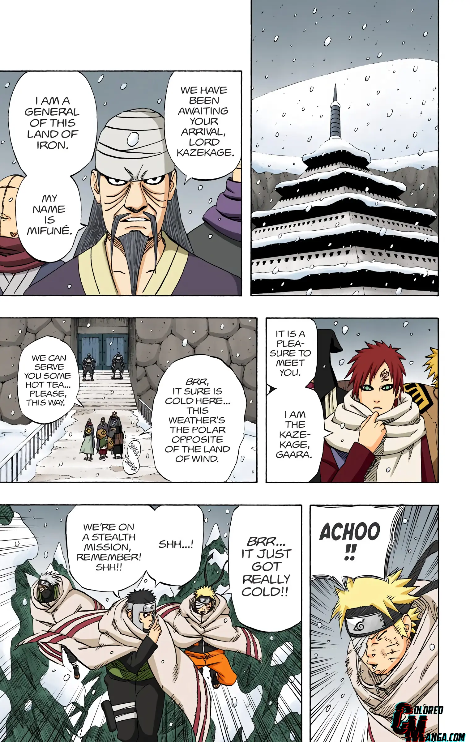 Naruto Colored Manga Online, chapter 456, page 17