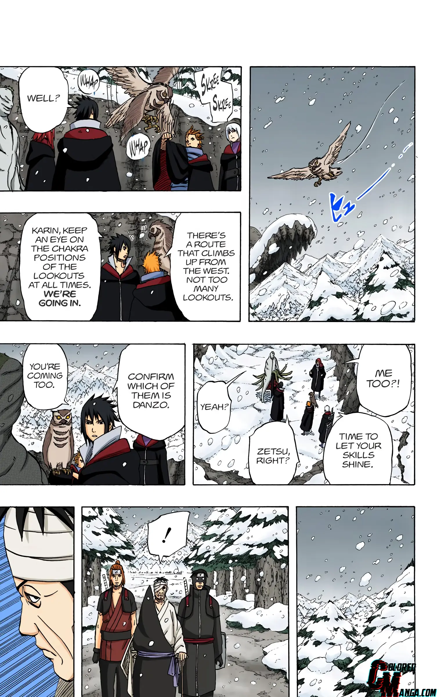 Naruto Colored Manga Online, chapter 457, page 3