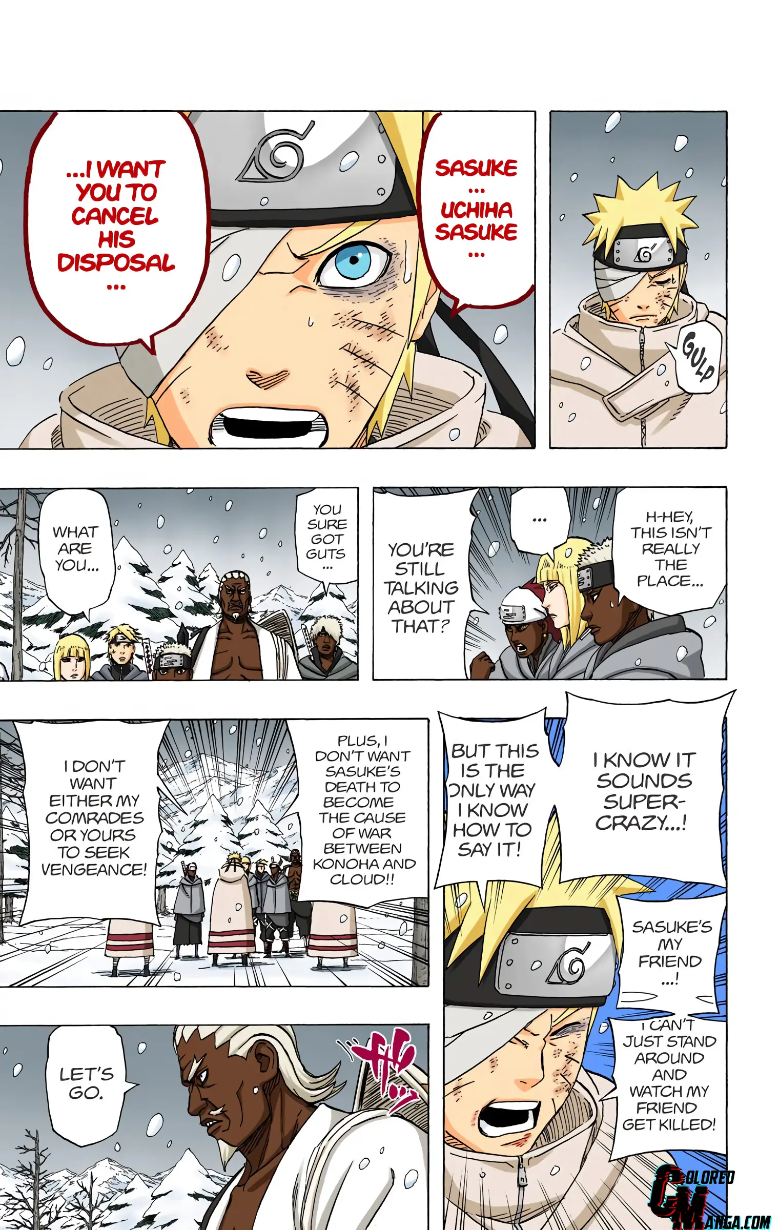 Naruto Colored Manga Online, chapter 457, page 9