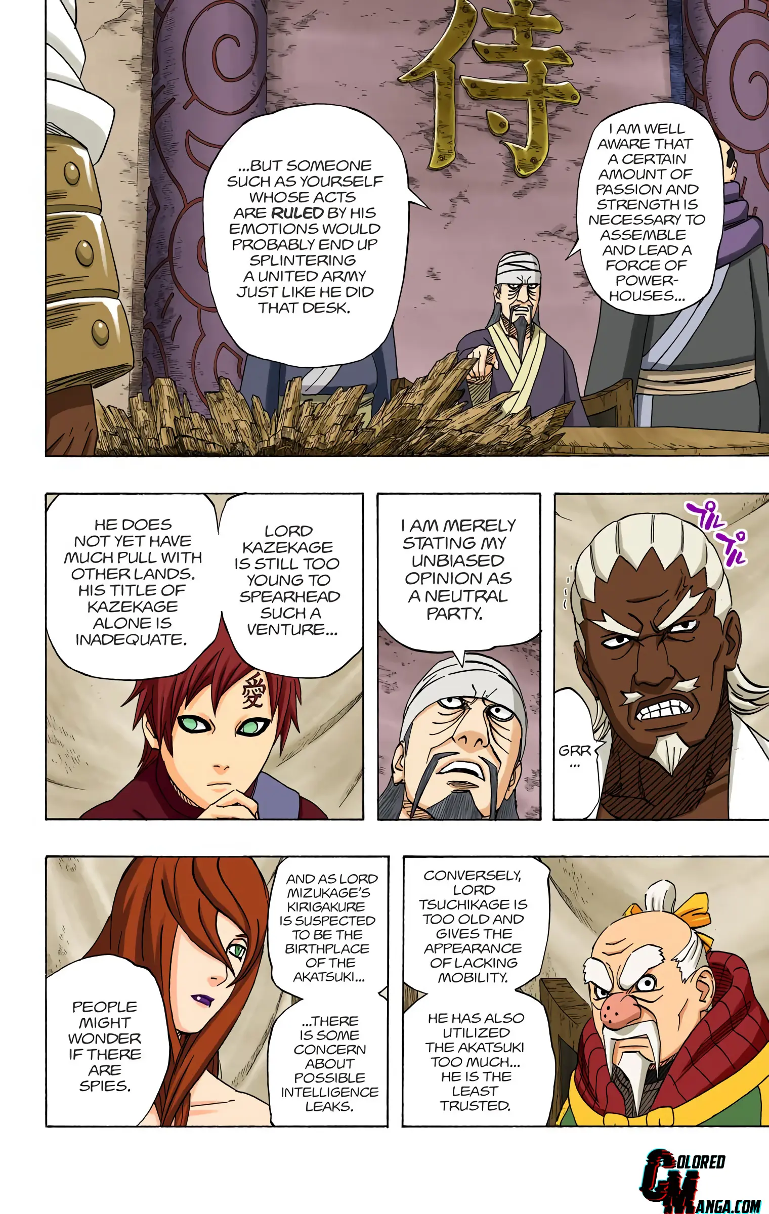 Naruto Colored Manga Online, chapter 459, page 2