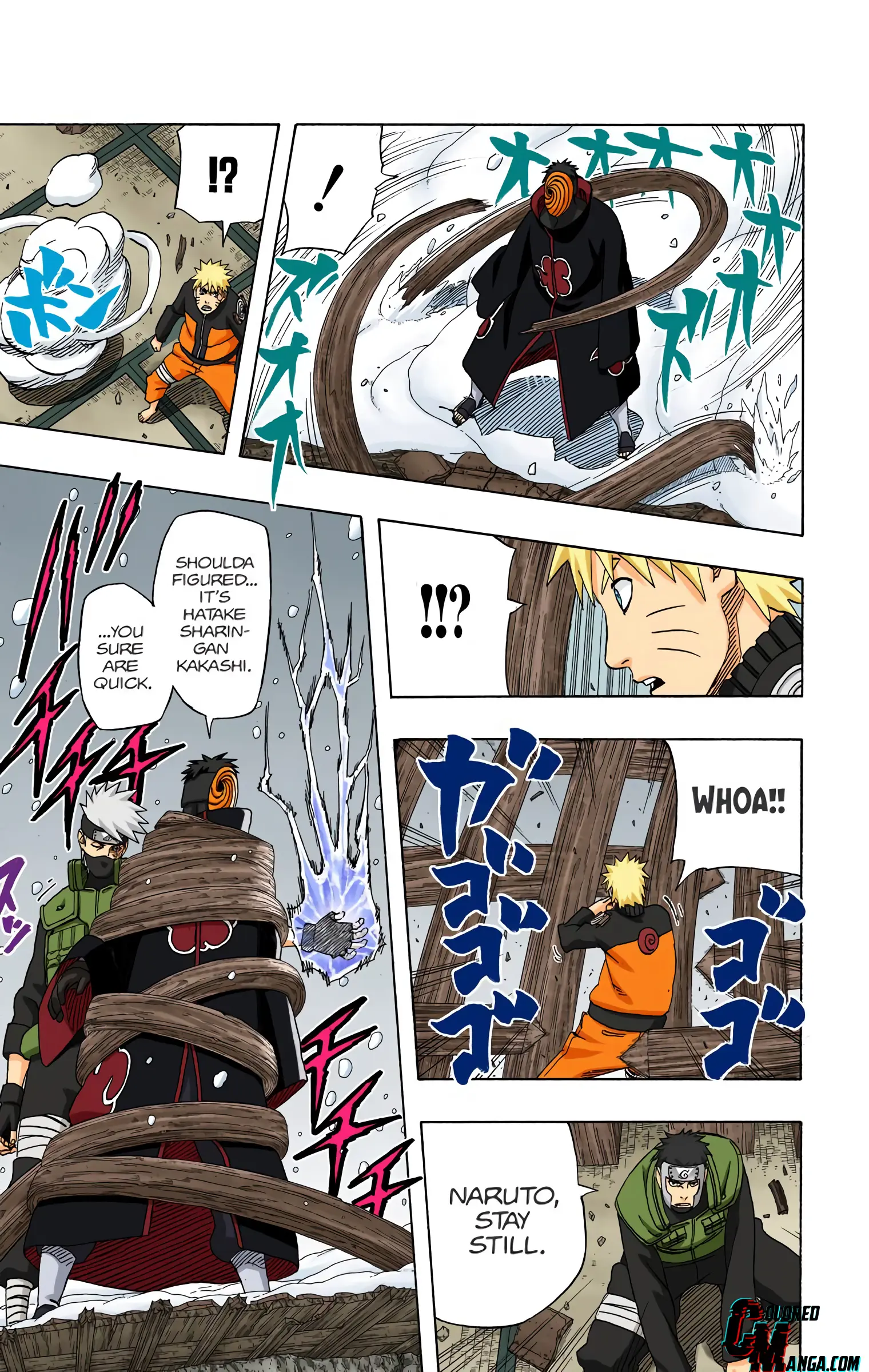 Naruto Colored Manga Online, chapter 460, page 7