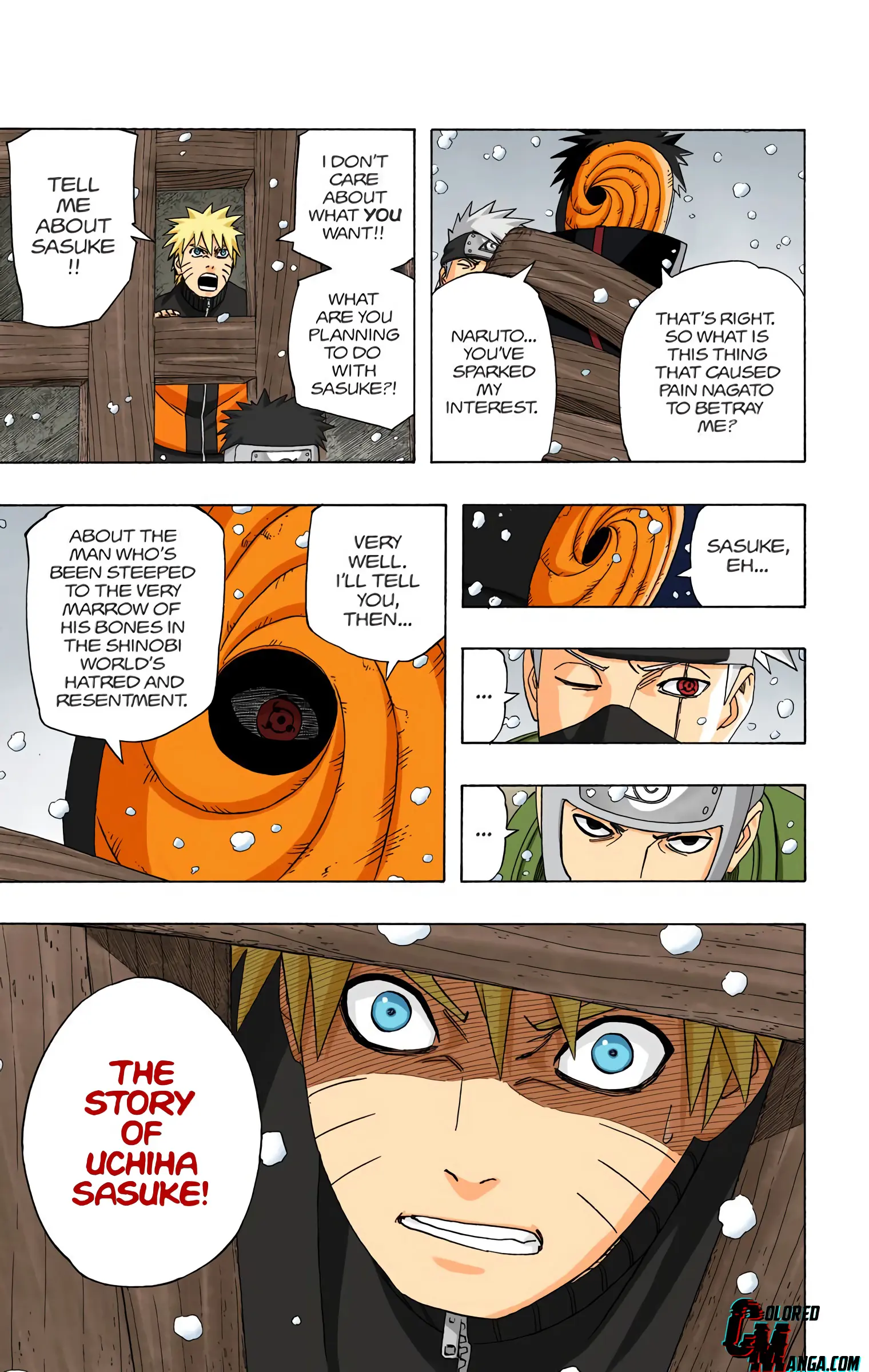 Naruto Colored Manga Online, chapter 460, page 9