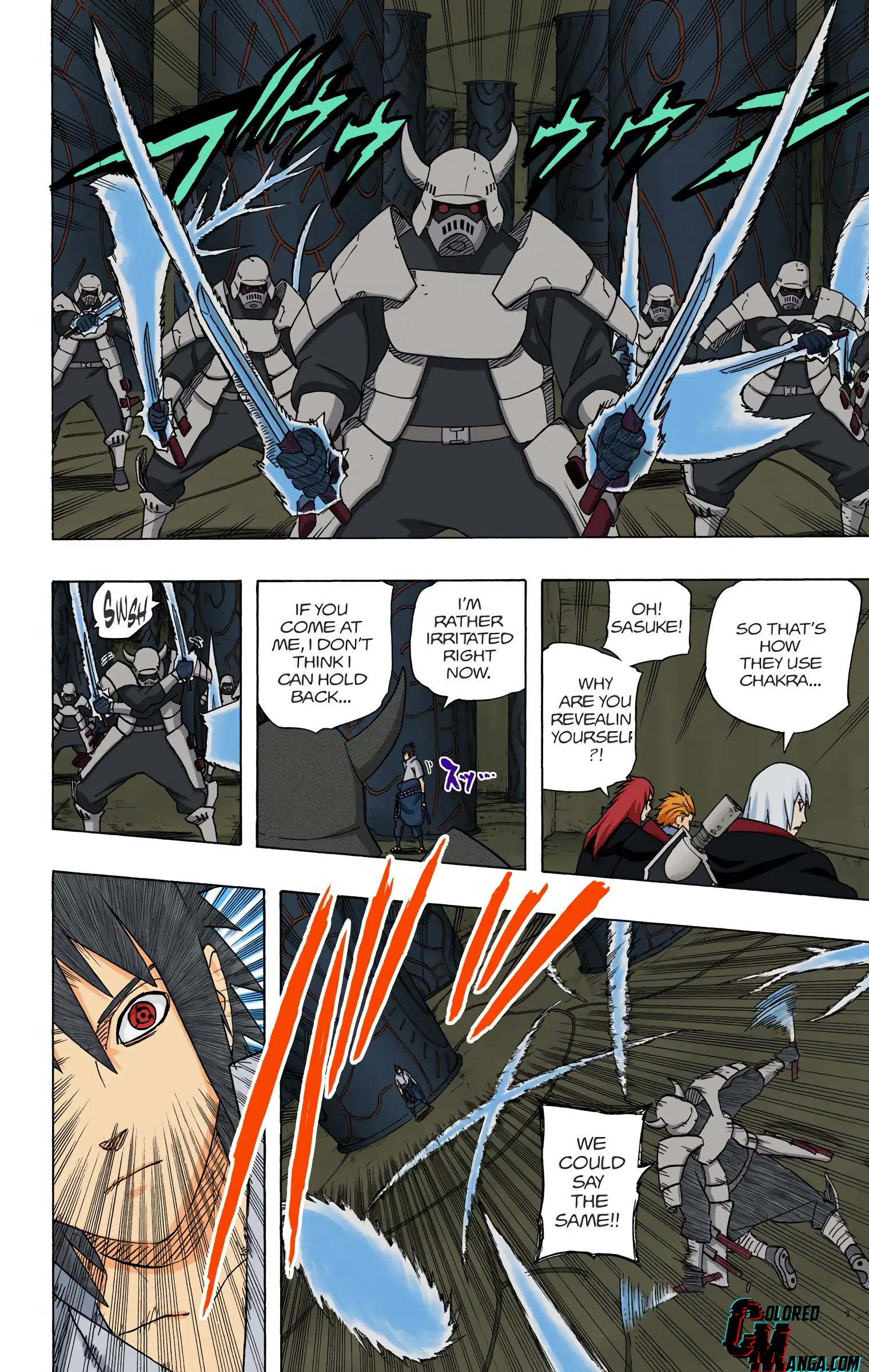 Naruto Colored Manga Online, chapter 460, page 12