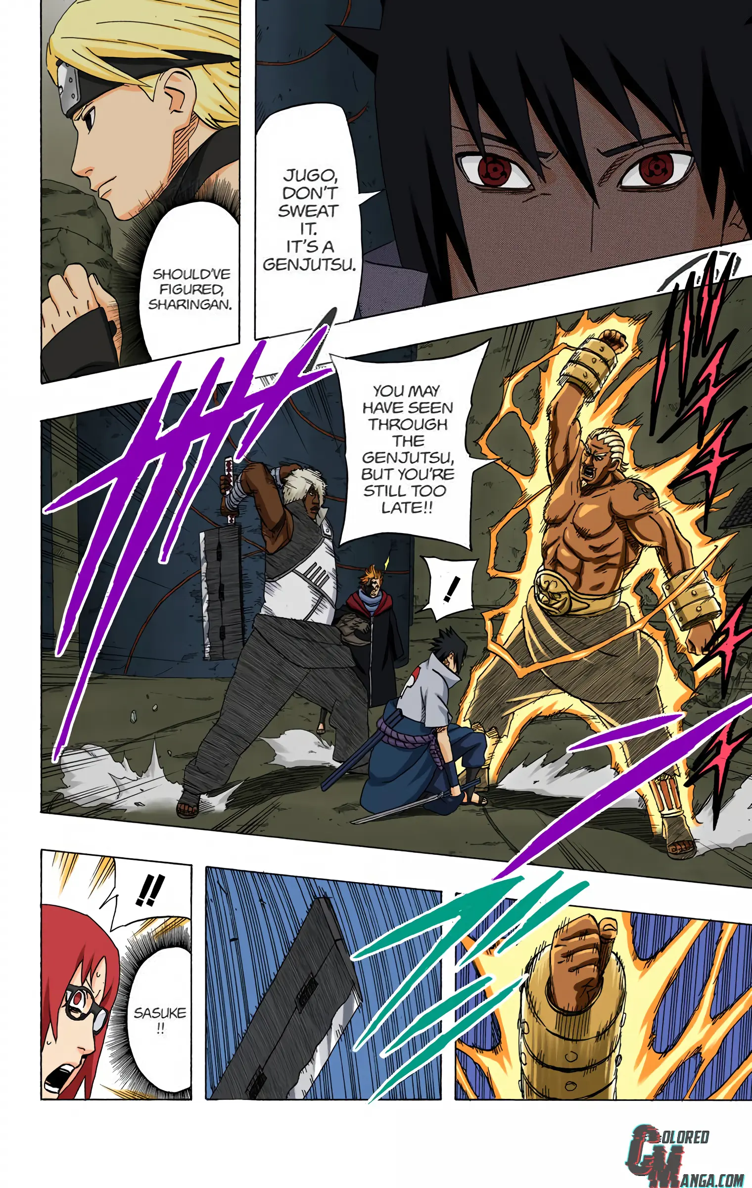 Naruto Colored Manga Online, chapter 461, page 6