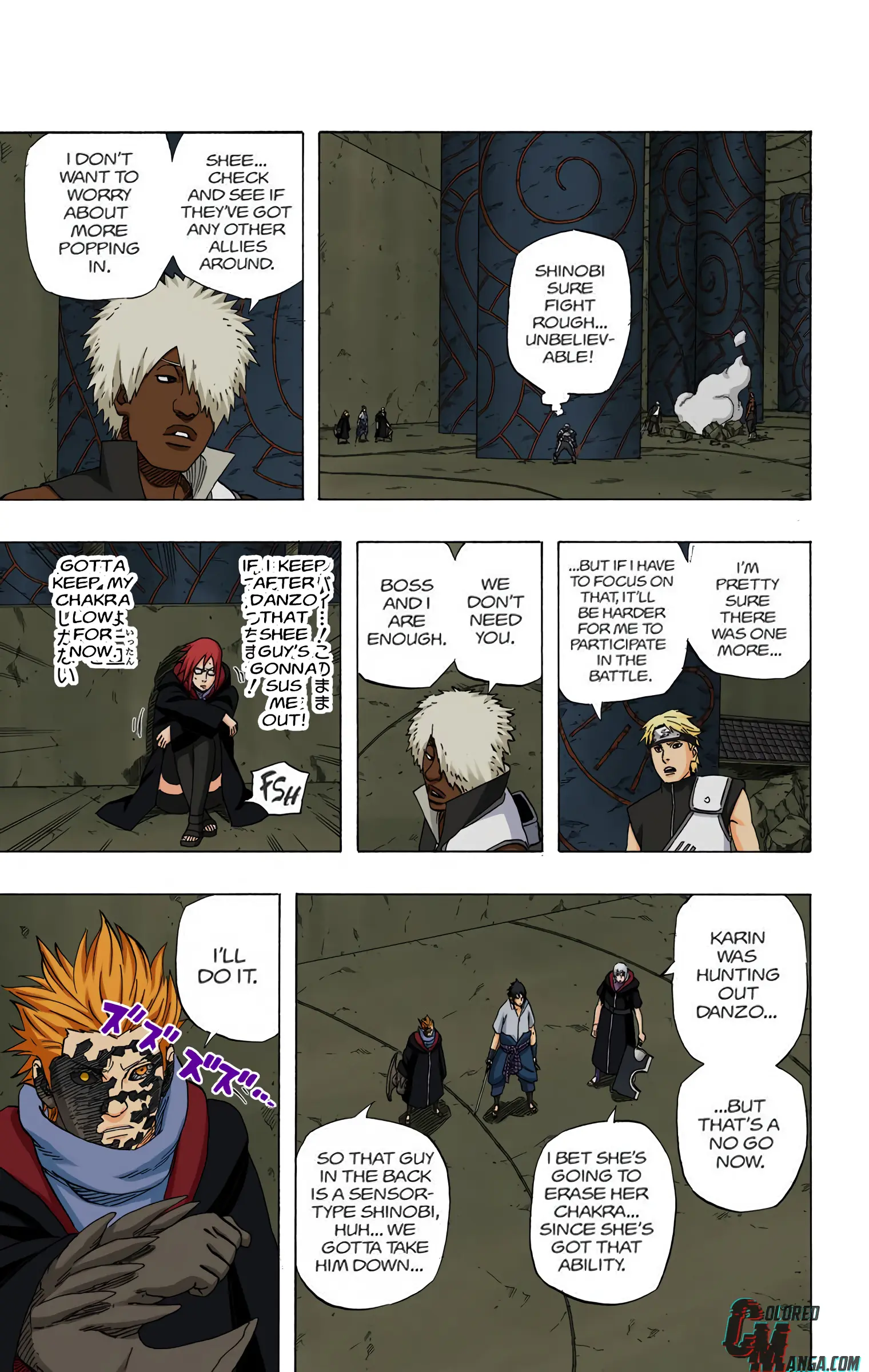 Naruto Colored Manga Online, chapter 461, page 9