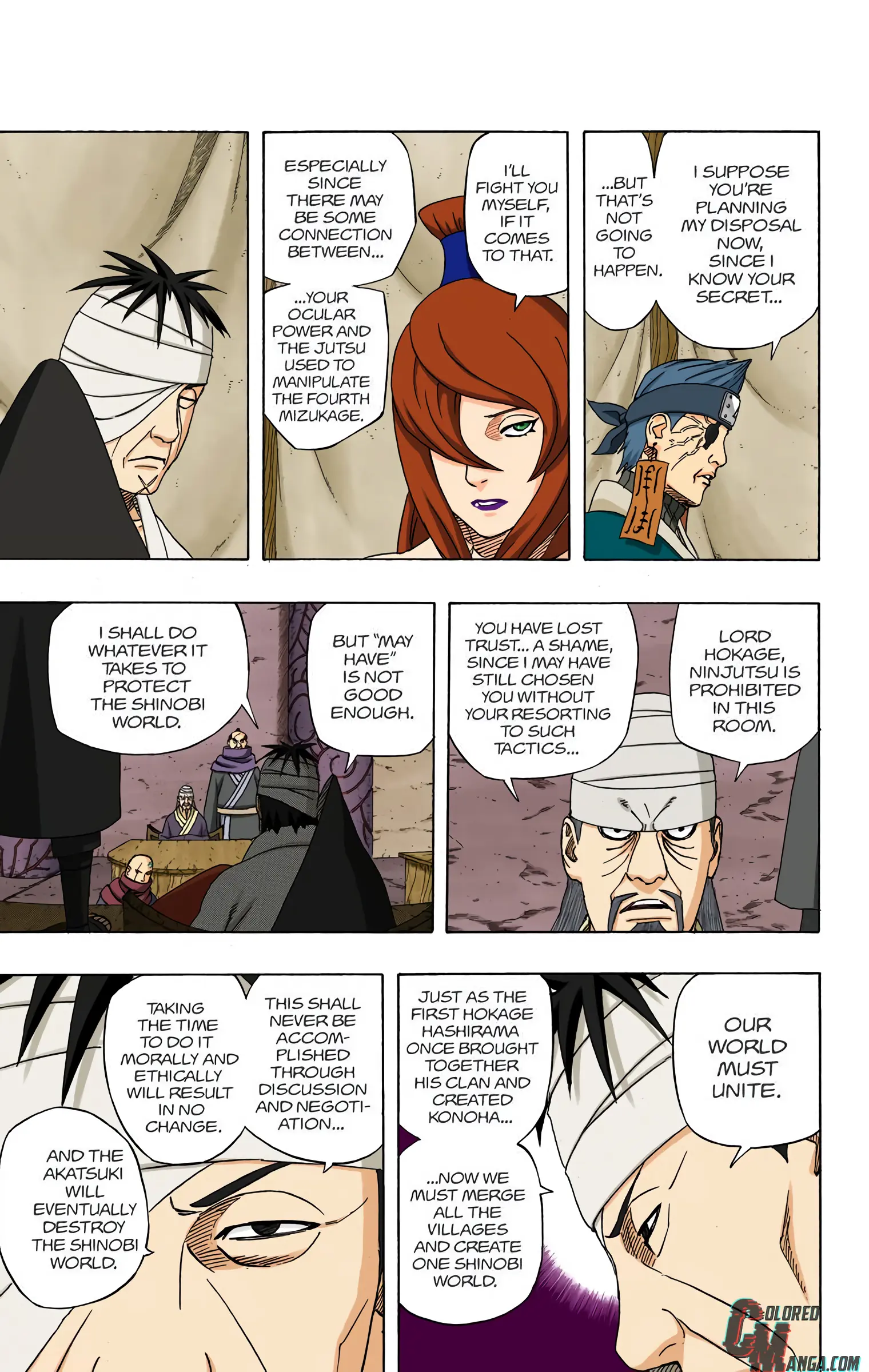 Naruto Colored Manga Online, chapter 461, page 11