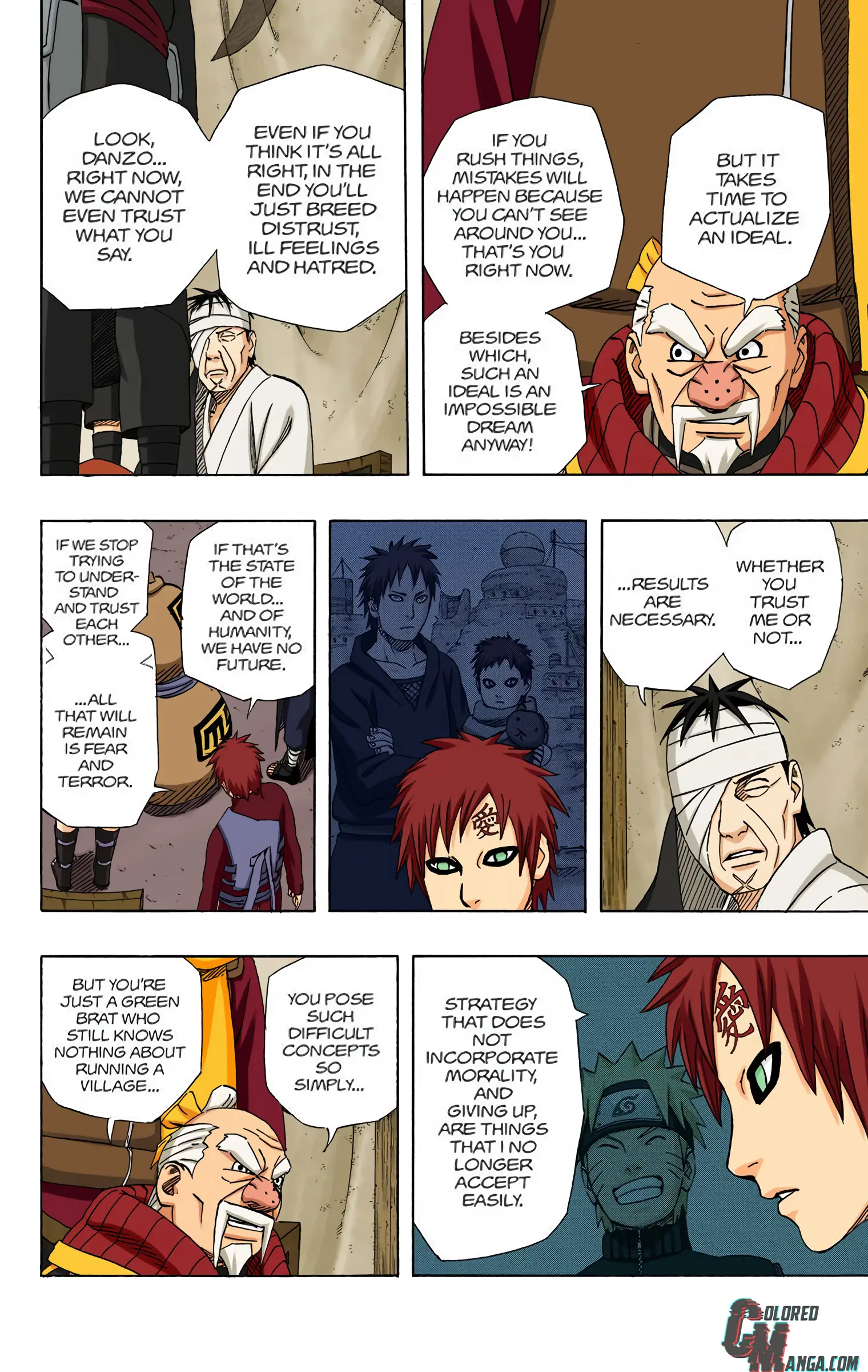 Naruto Colored Manga Online, chapter 461, page 12
