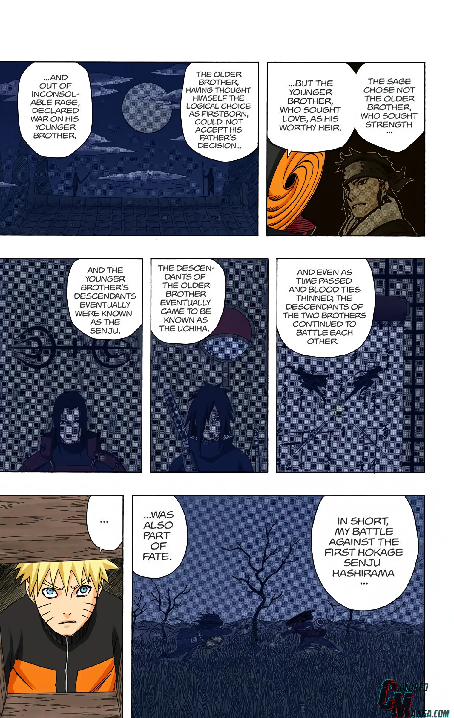Naruto Colored Manga Online, chapter 462, page 13