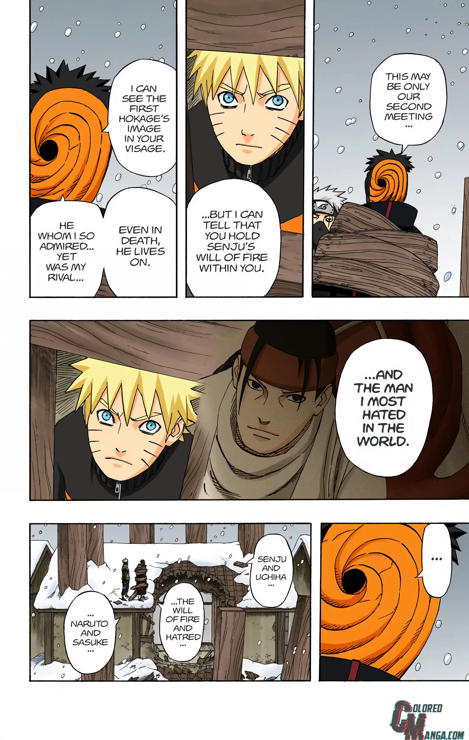 Naruto Colored Manga Online, chapter 462, page 14
