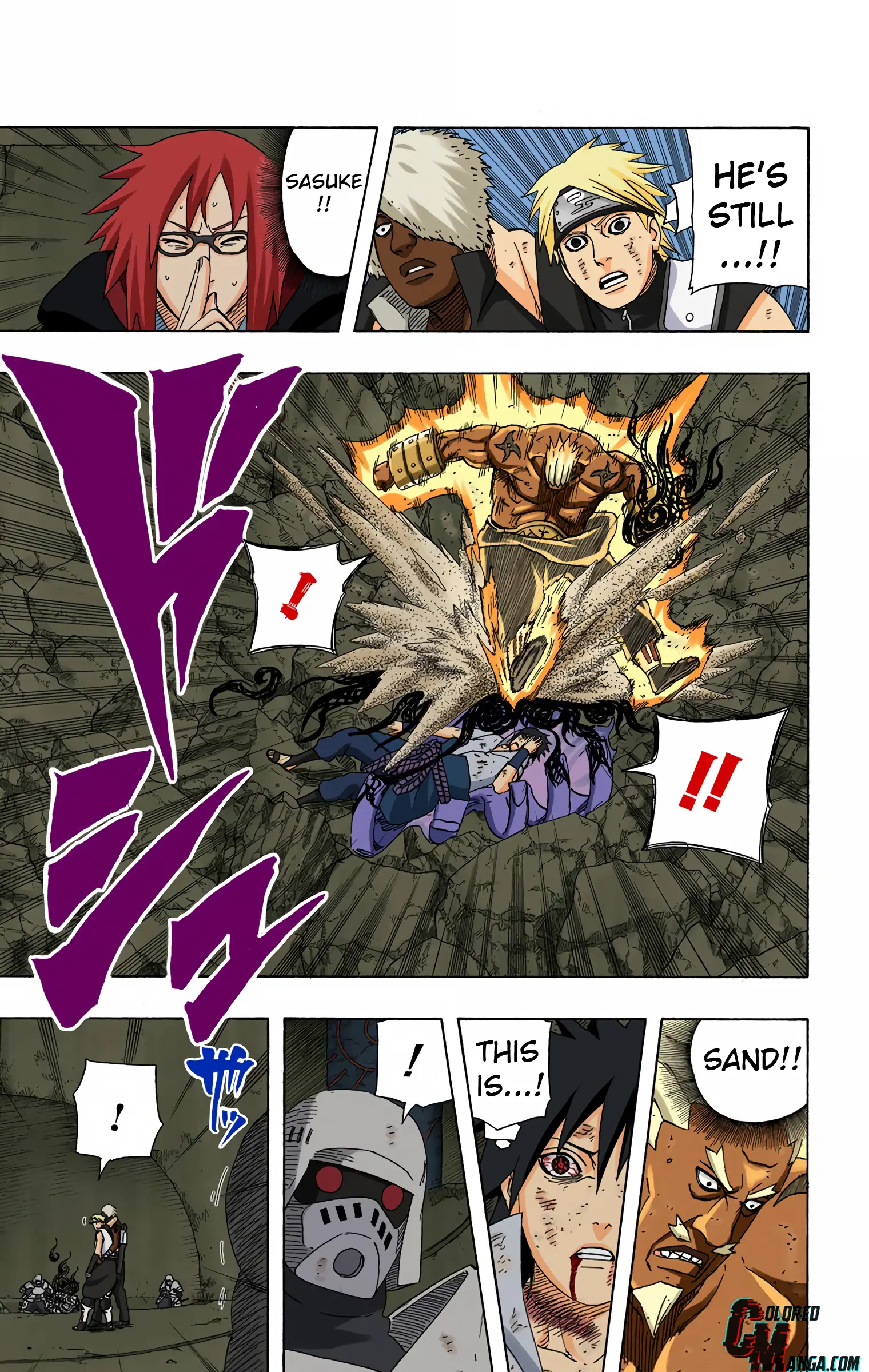 Naruto Colored Manga Online, chapter 464, page 9