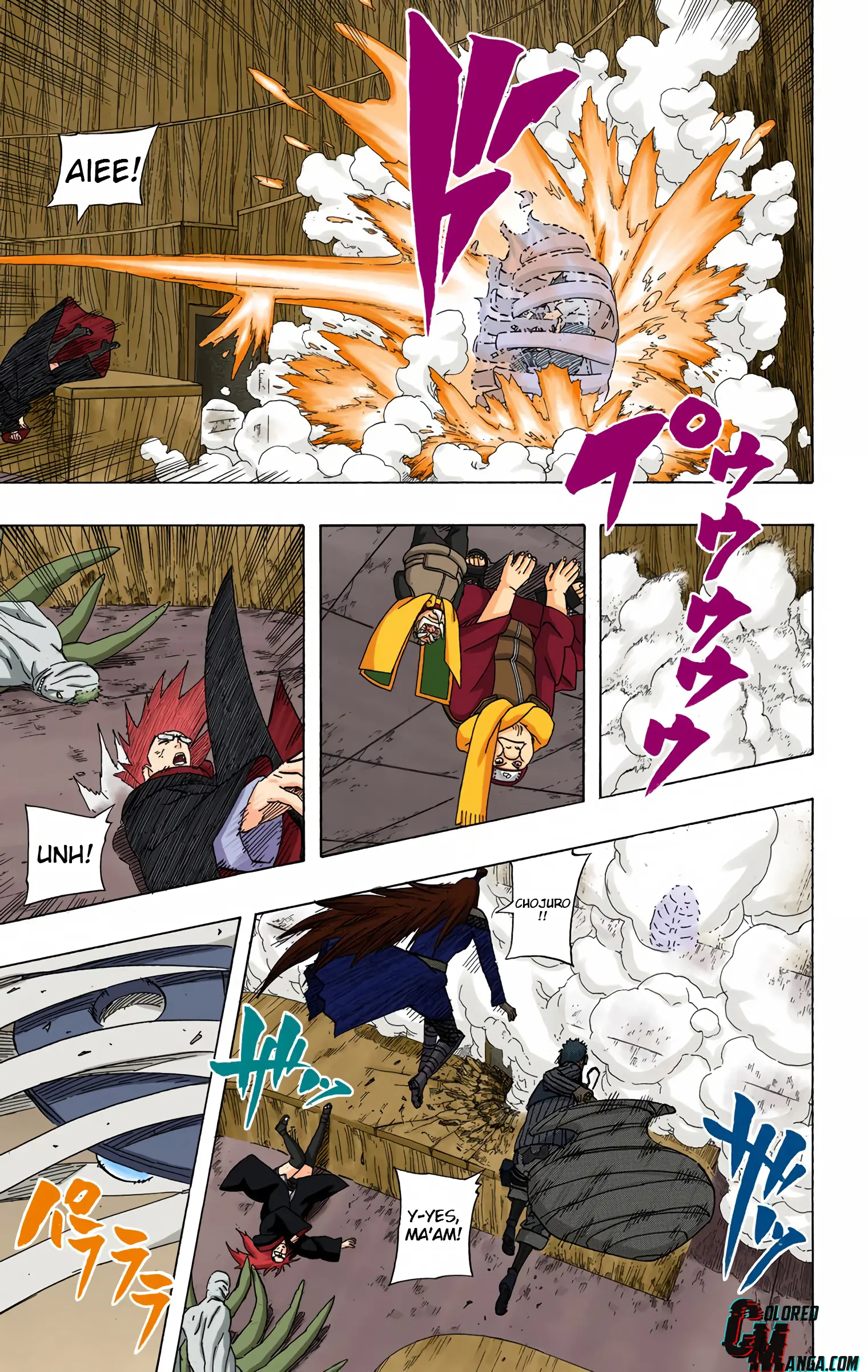 Naruto Colored Manga Online, chapter 466, page 3