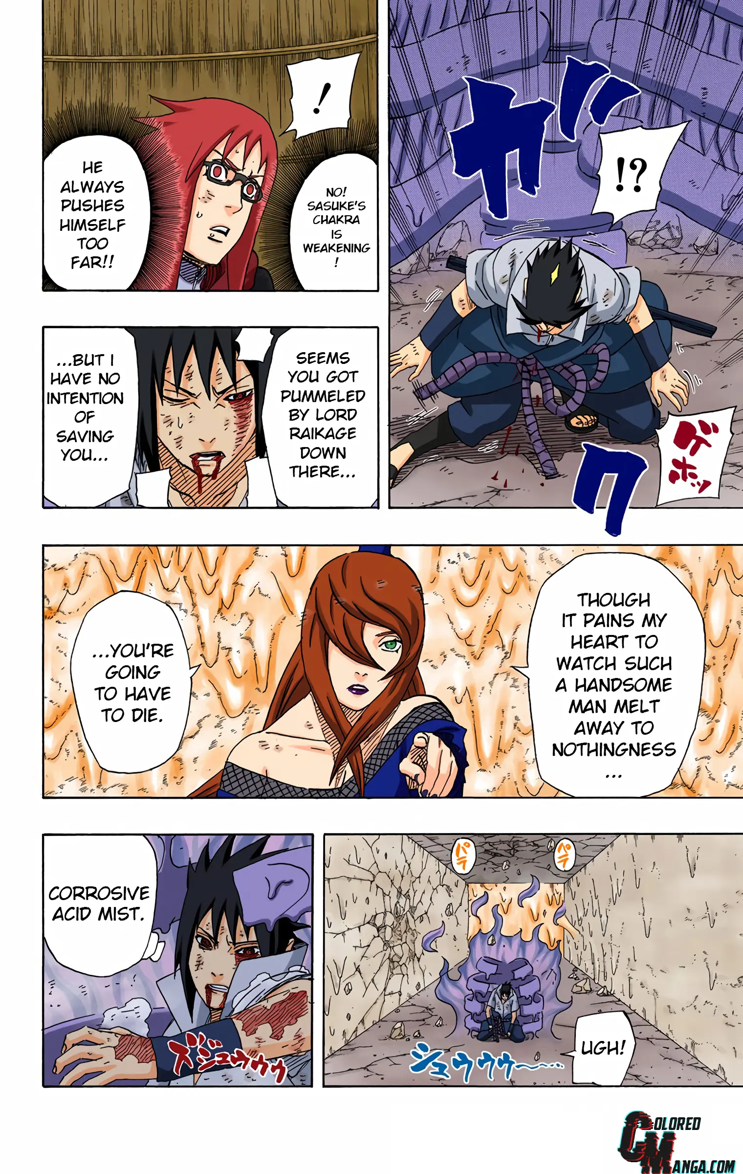 Naruto Colored Manga Online, chapter 466, page 8