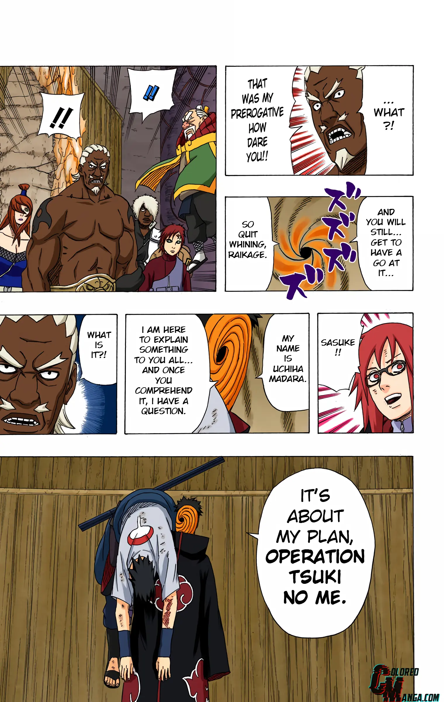 Naruto Colored Manga Online, chapter 466, page 17