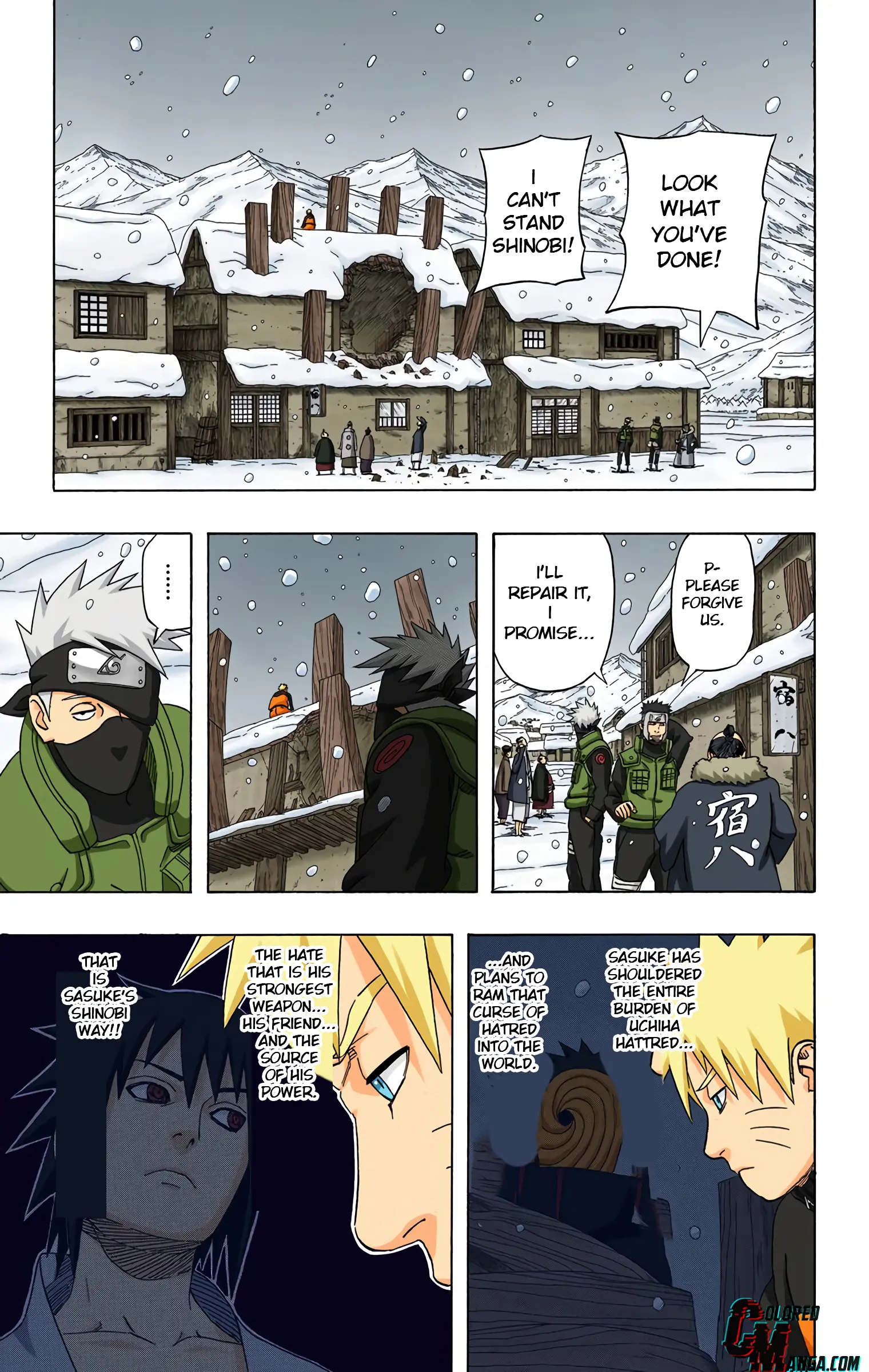 Naruto Colored Manga Online, chapter 467, page 4