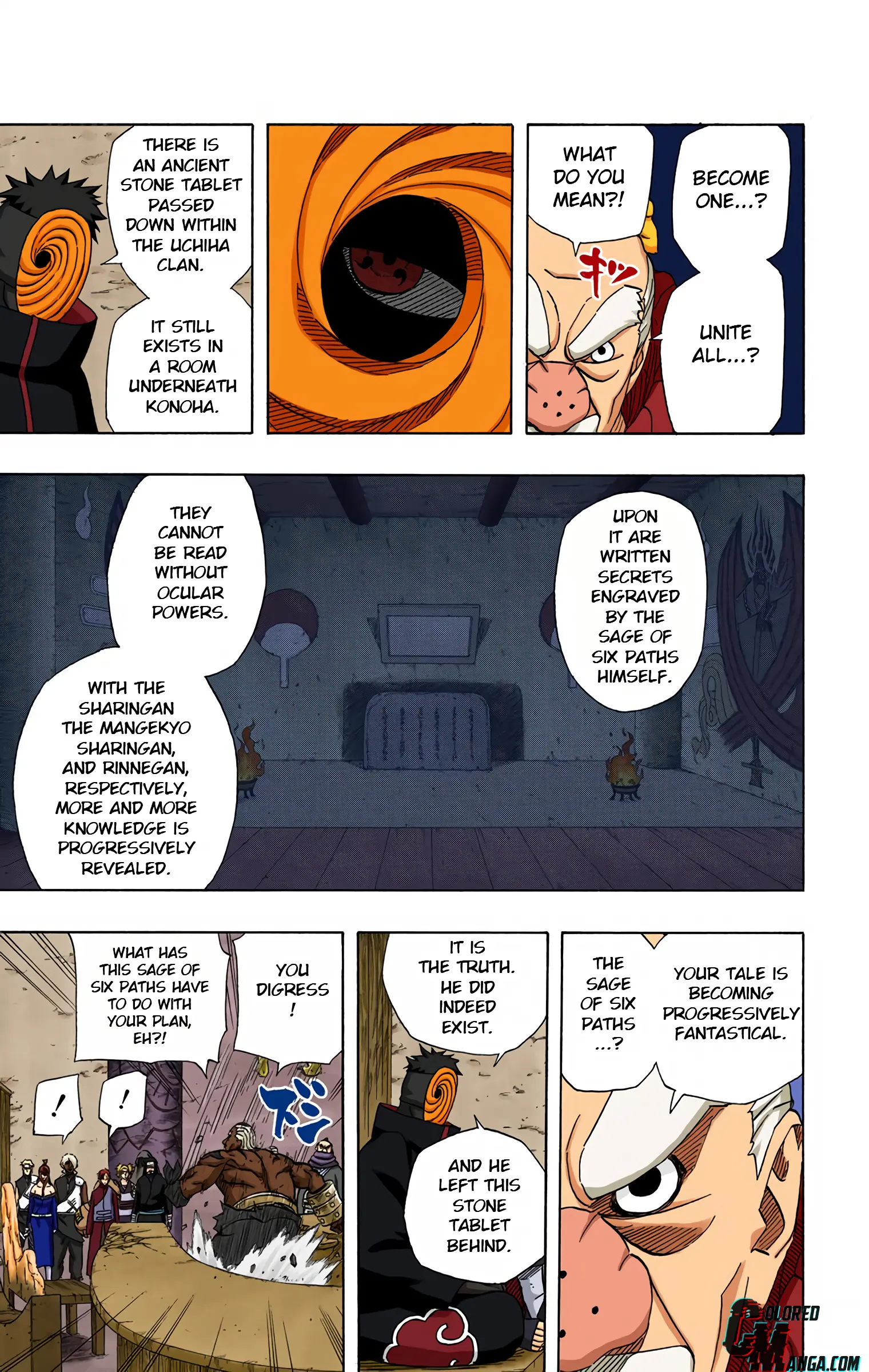 Naruto Colored Manga Online, chapter 467, page 12