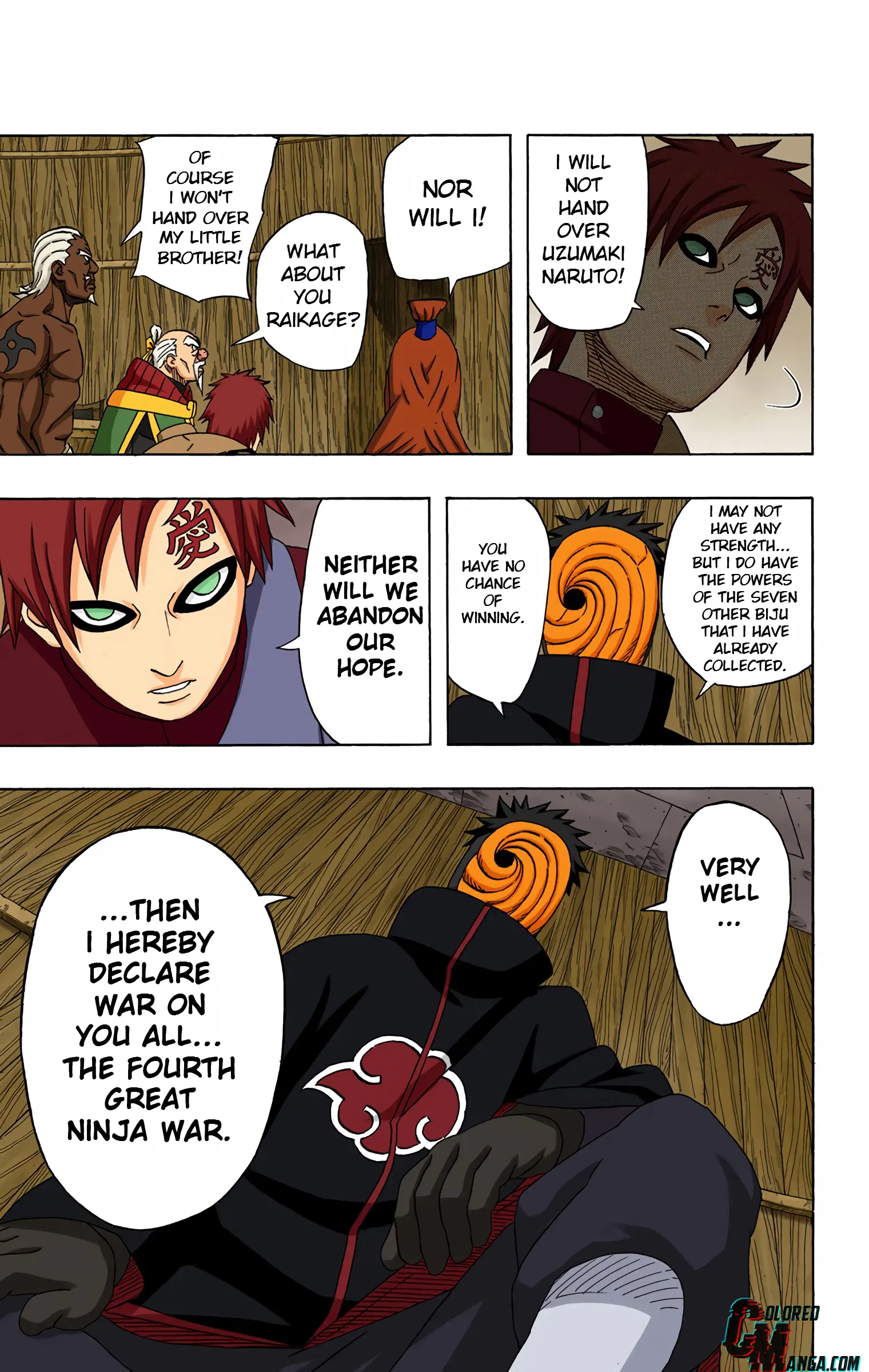 Naruto Colored Manga Online, chapter 467, page 19