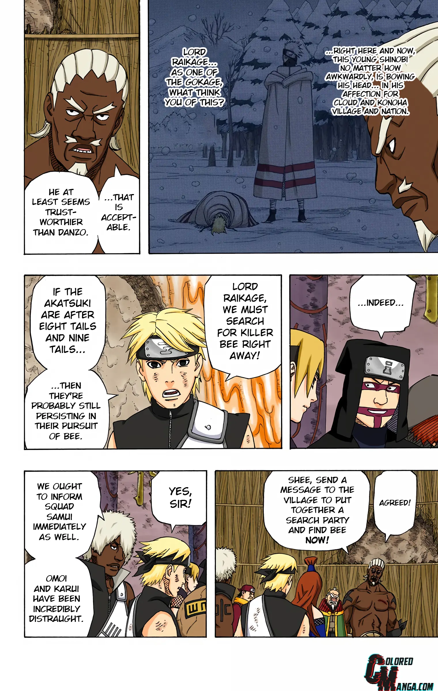 Naruto Colored Manga Online, chapter 468, page 4