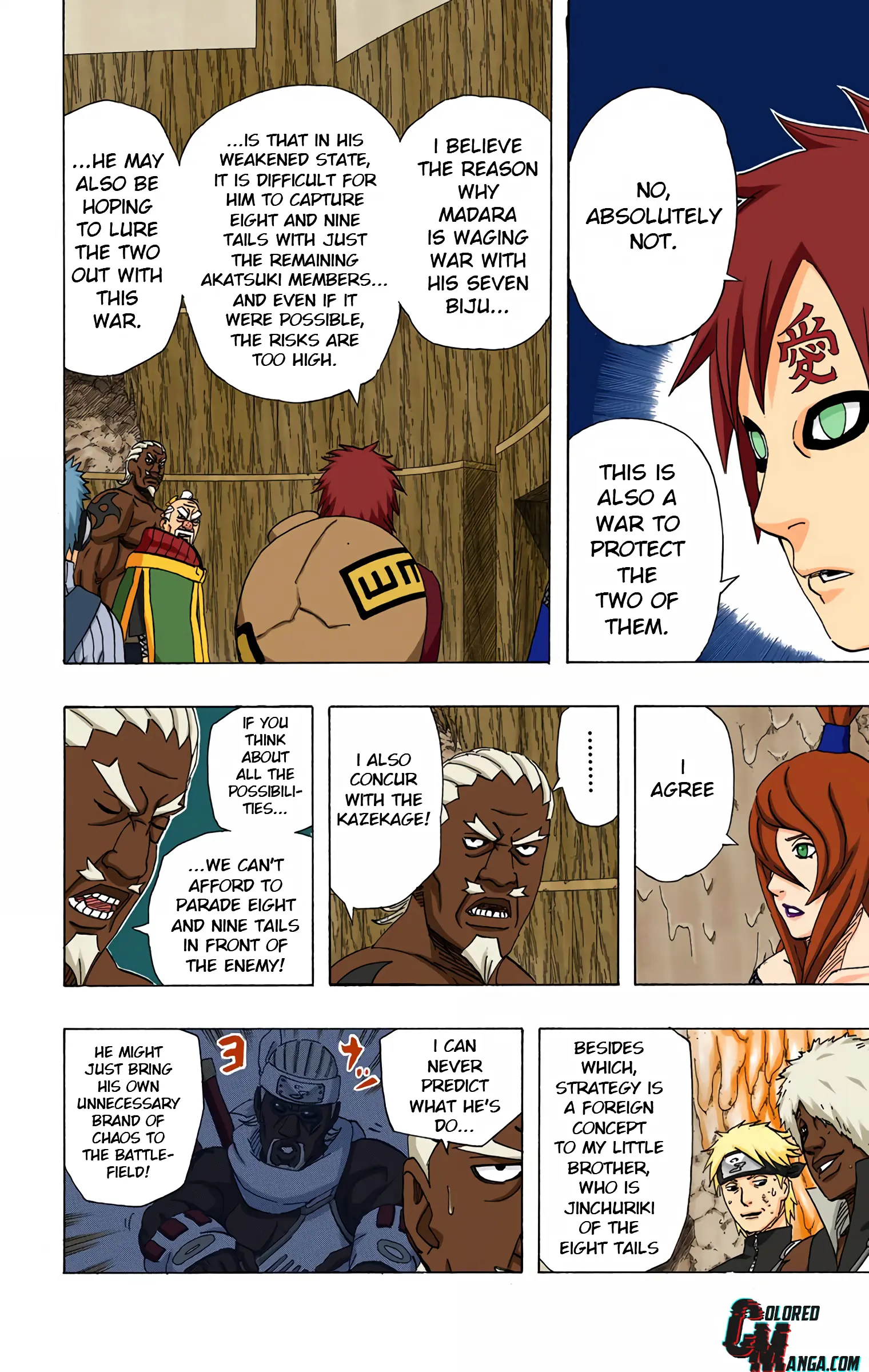 Naruto Colored Manga Online, chapter 468, page 6