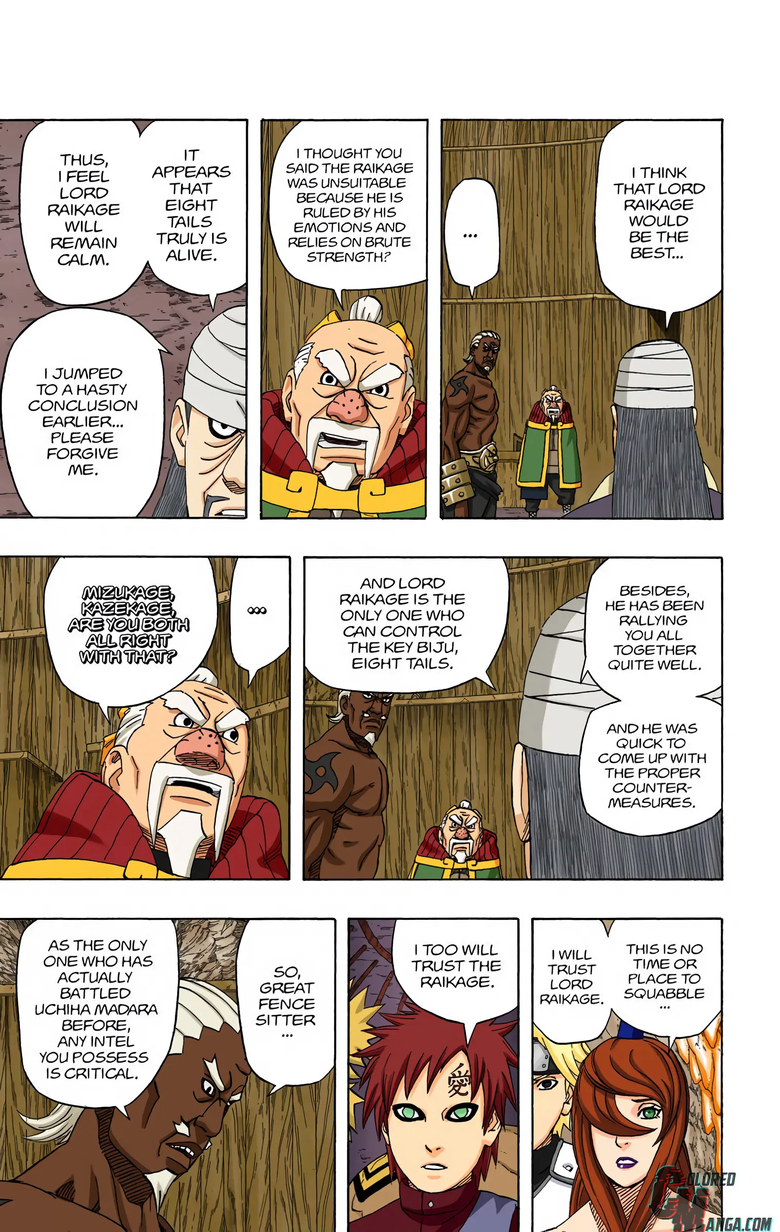 Naruto Colored Manga Online, chapter 469, page 7