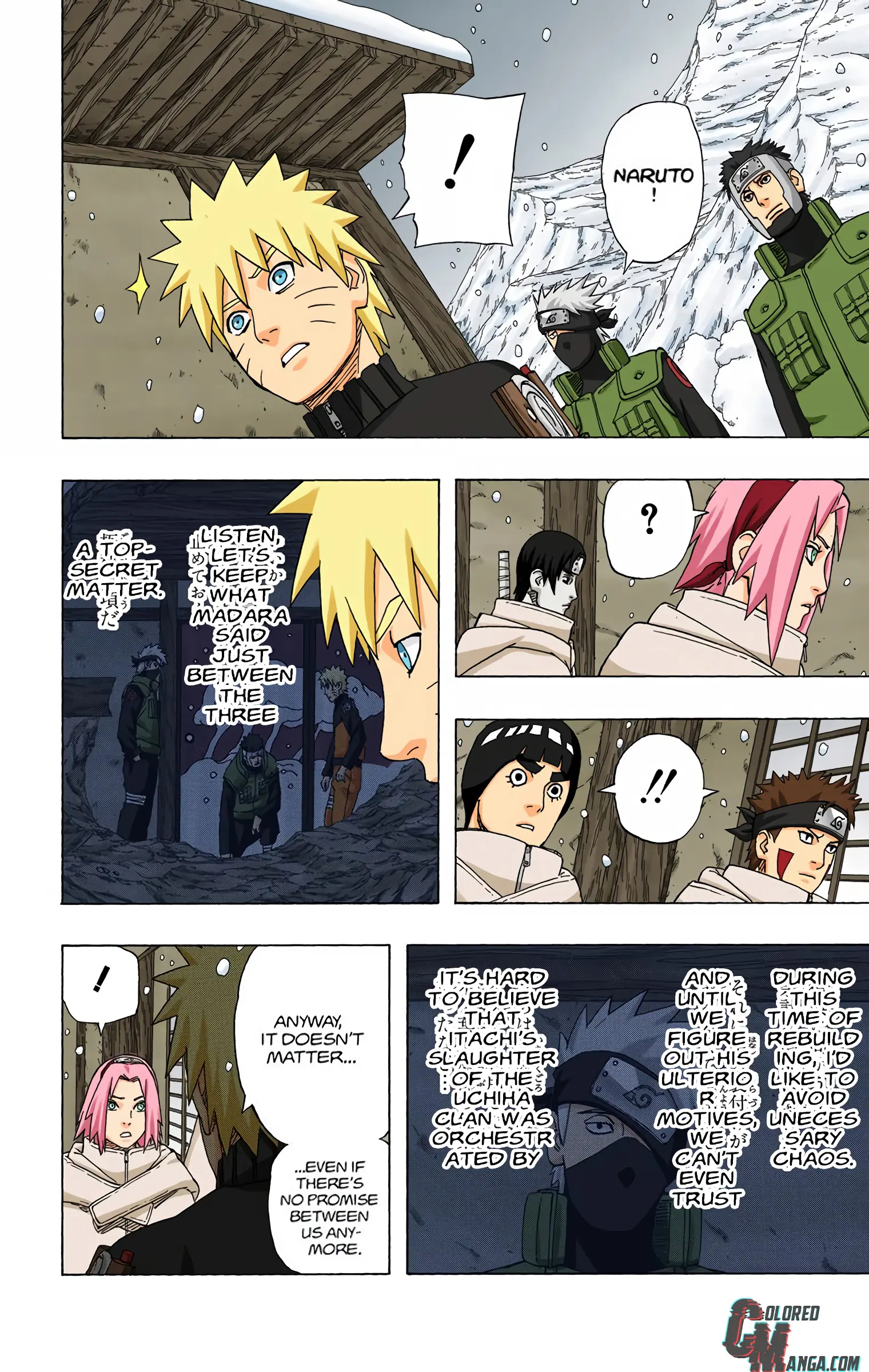 Naruto Colored Manga Online, chapter 470, page 4