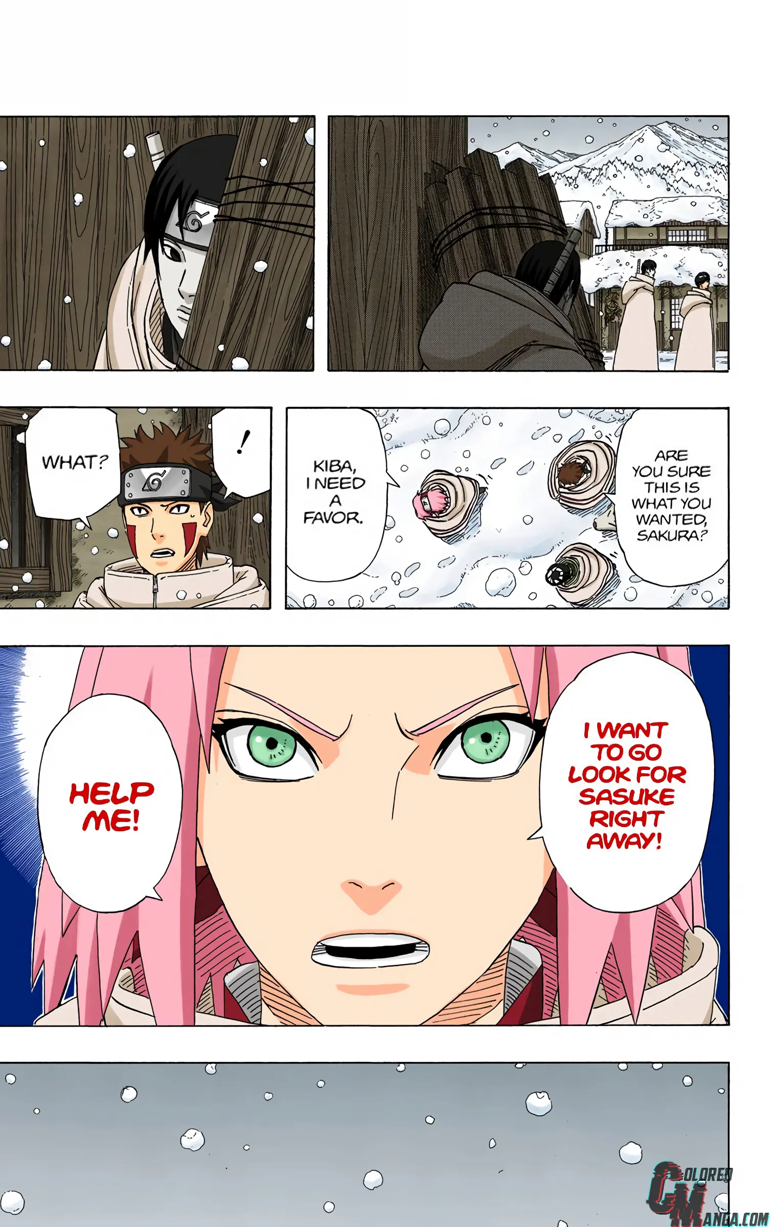 Naruto Colored Manga Online, chapter 470, page 7