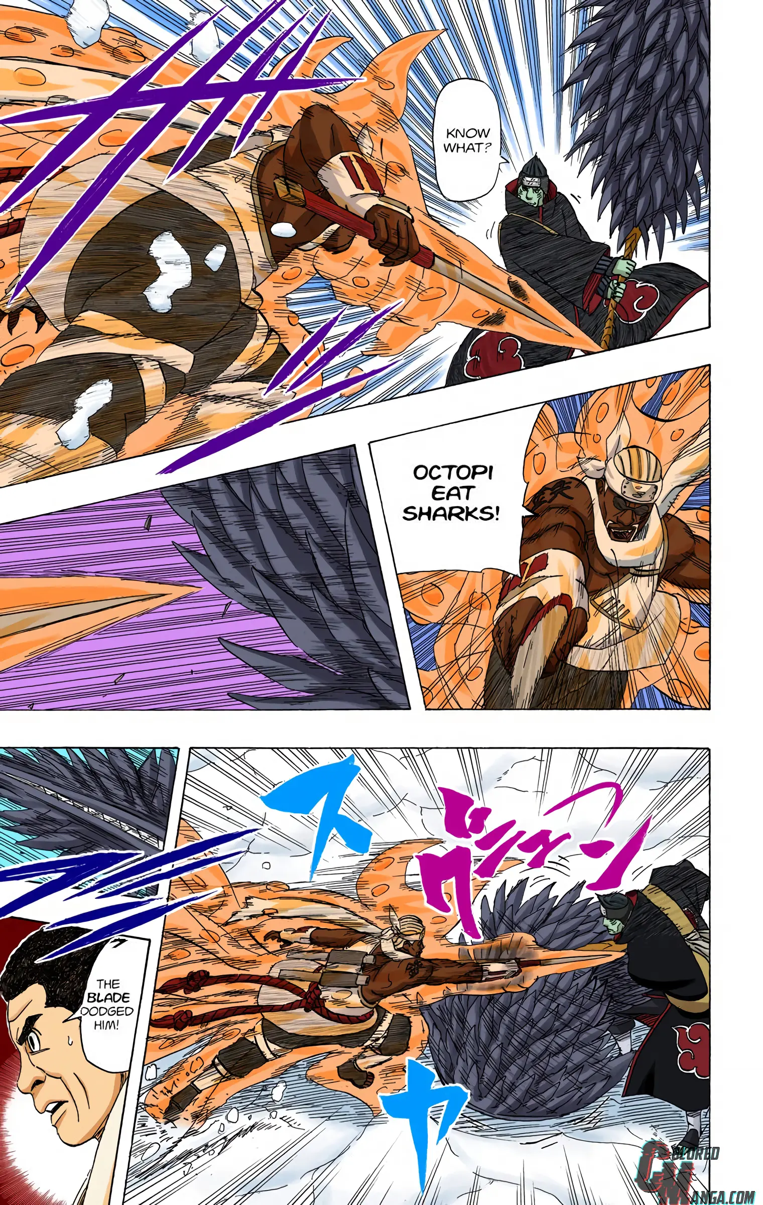 Naruto Colored Manga Online, chapter 471, page 3