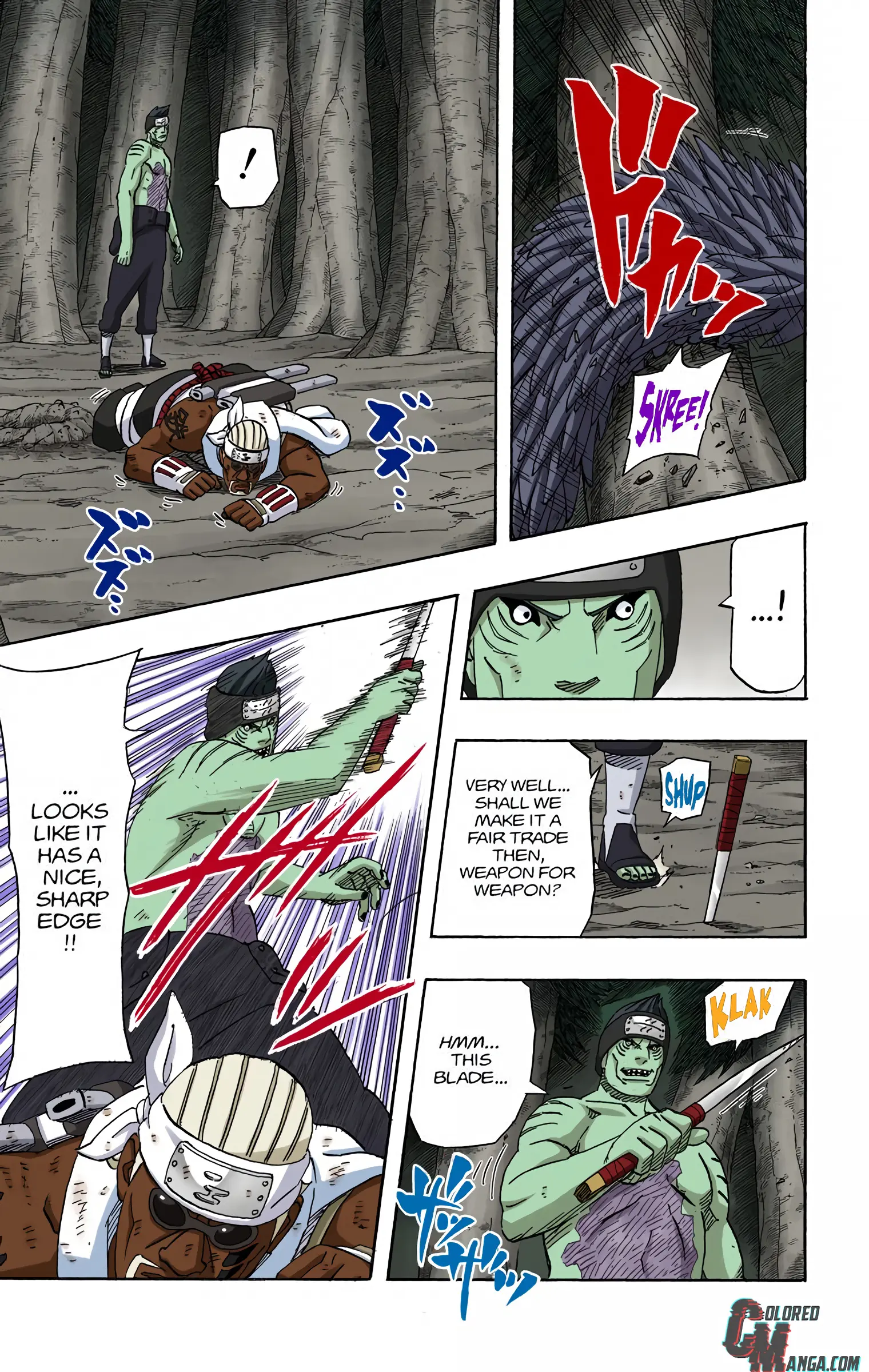 Naruto Colored Manga Online, chapter 472, page 17