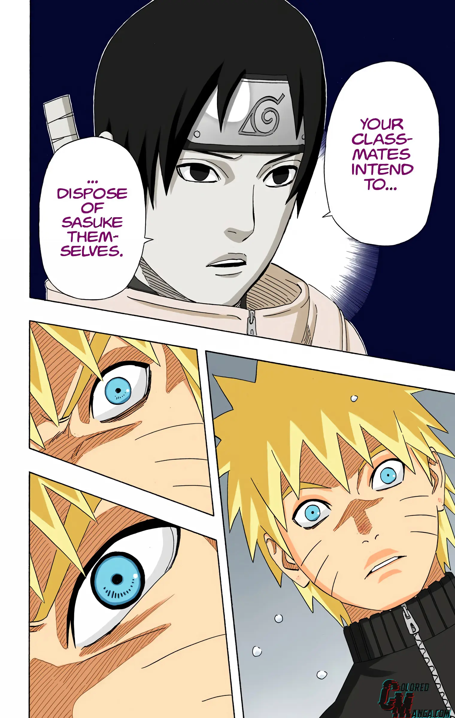 Naruto Colored Manga Online, chapter 474, page 8