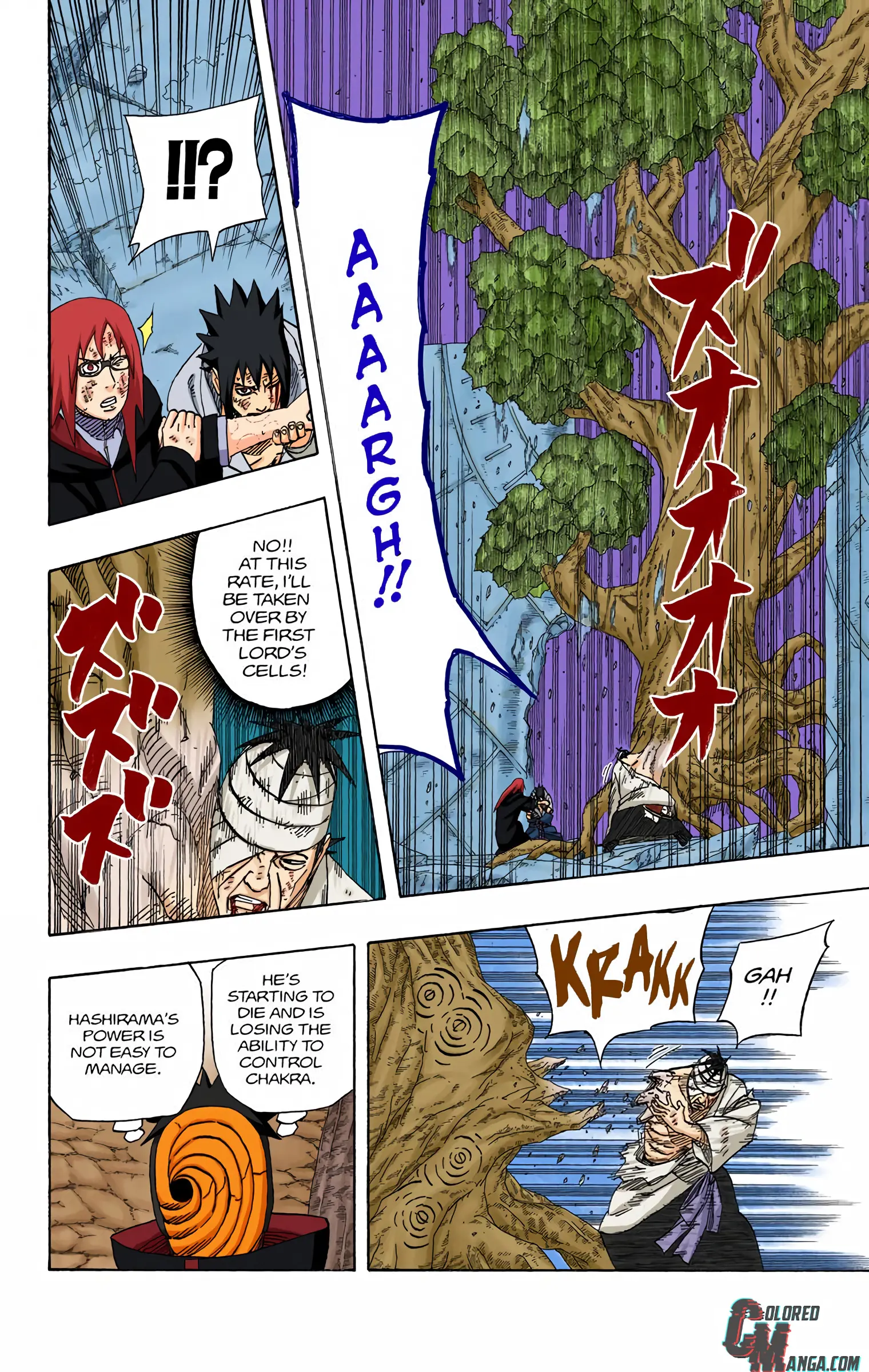 Naruto Colored Manga Online, chapter 480, page 10