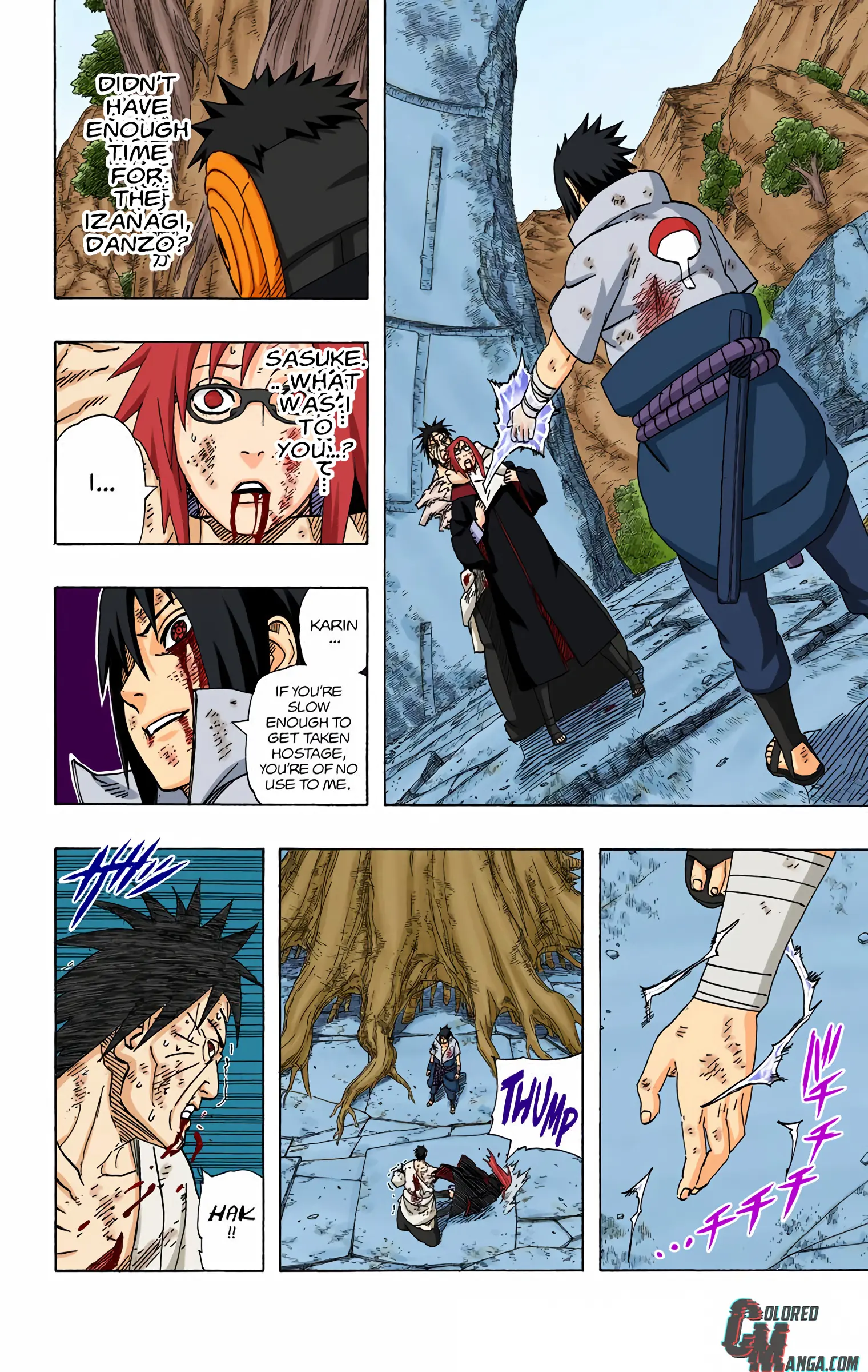 Naruto Colored Manga Online, chapter 481, page 2