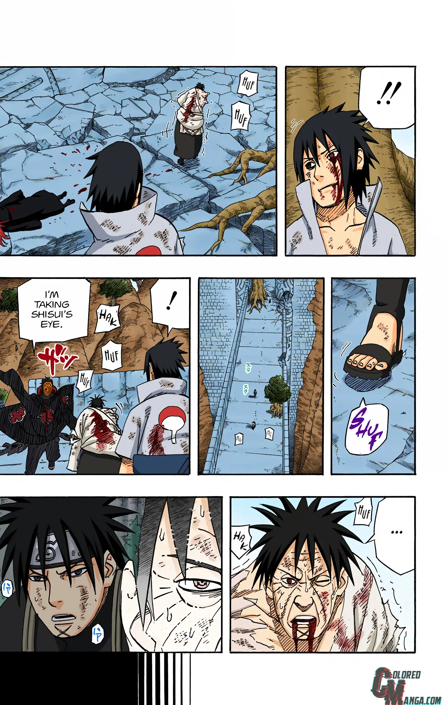 Naruto Colored Manga Online, chapter 481, page 3