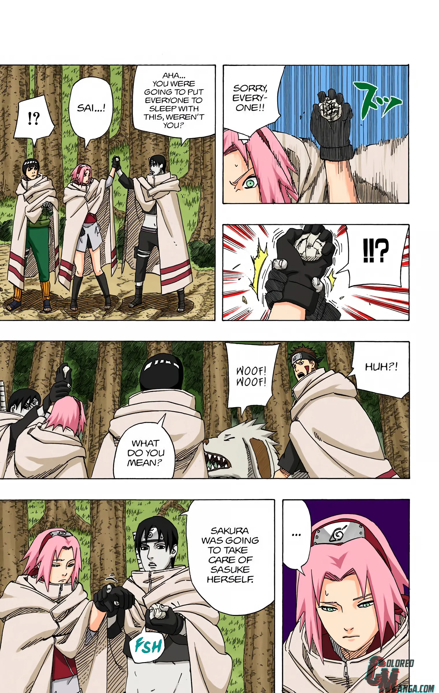 Naruto Colored Manga Online, chapter 481, page 15