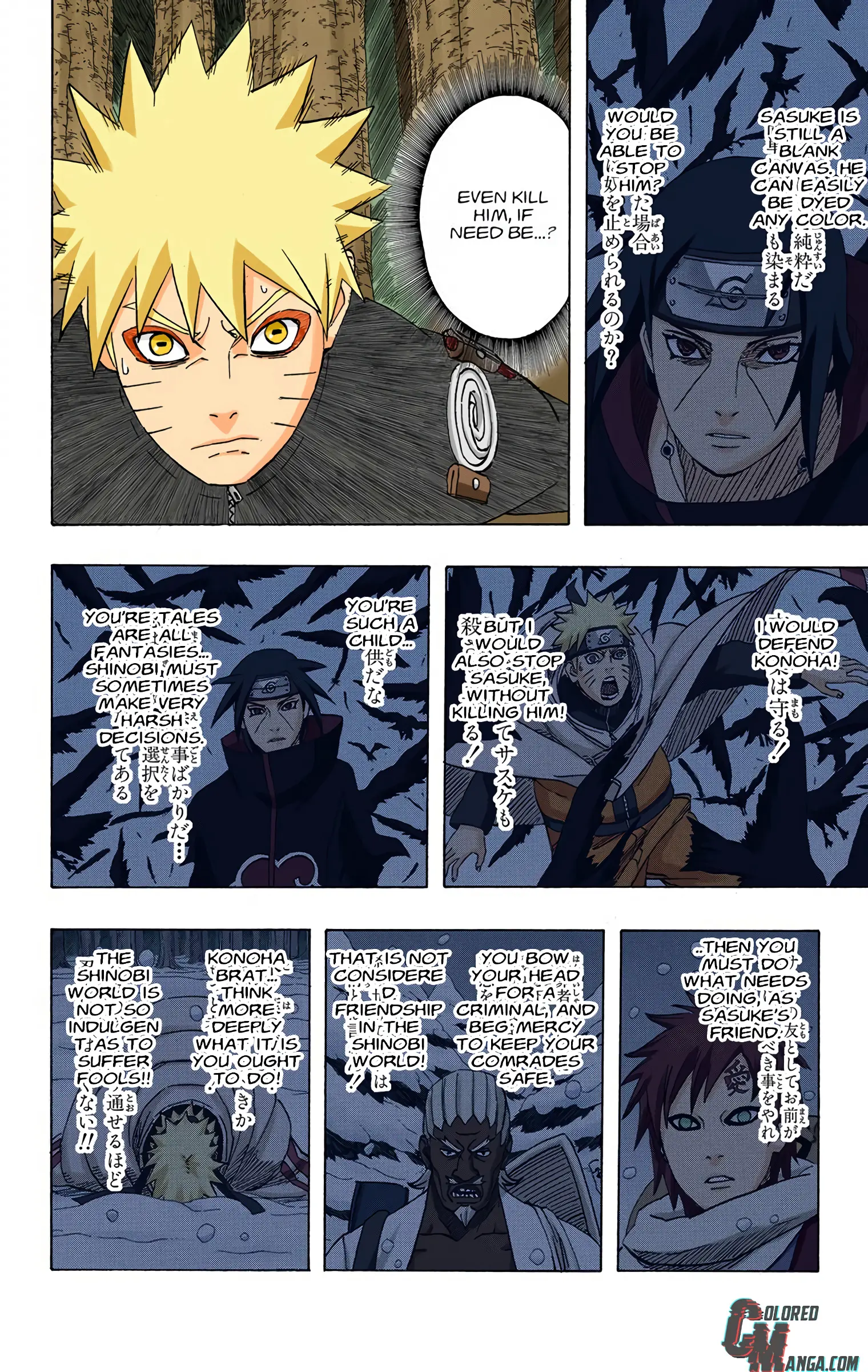 Naruto Colored Manga Online, chapter 484, page 10