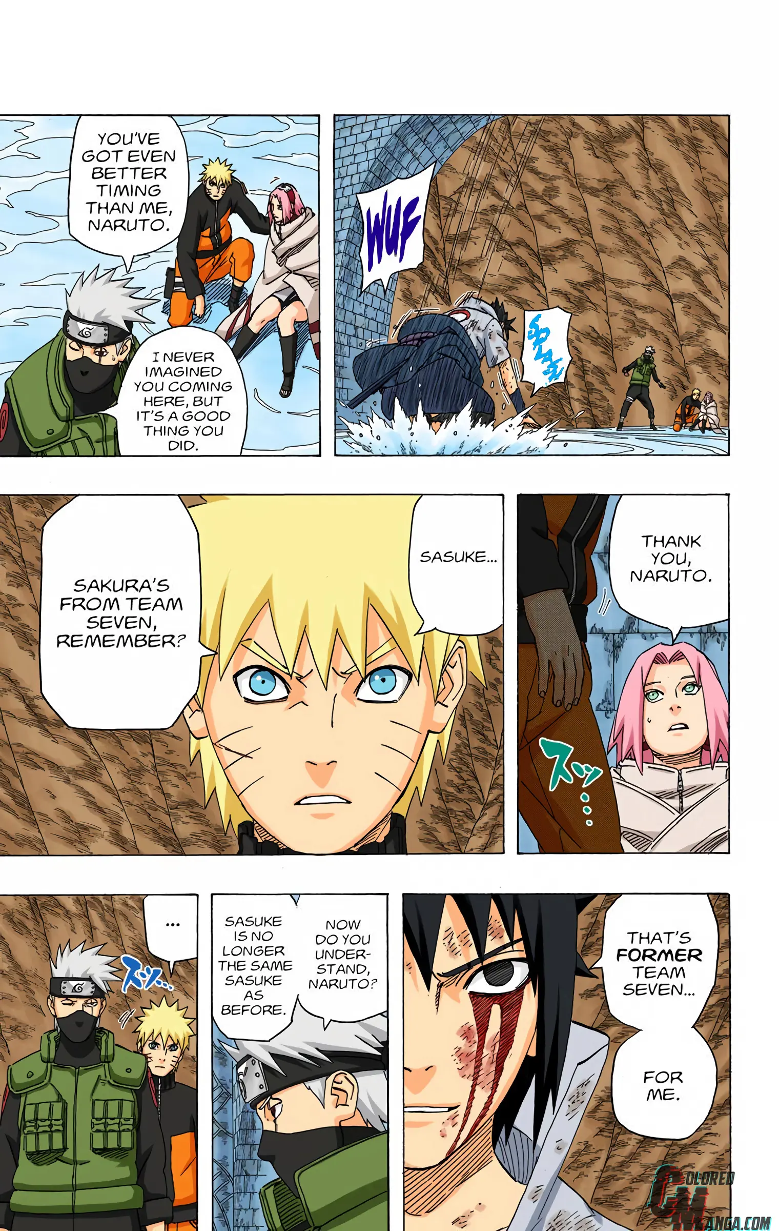Naruto Colored Manga Online, chapter 485, page 3