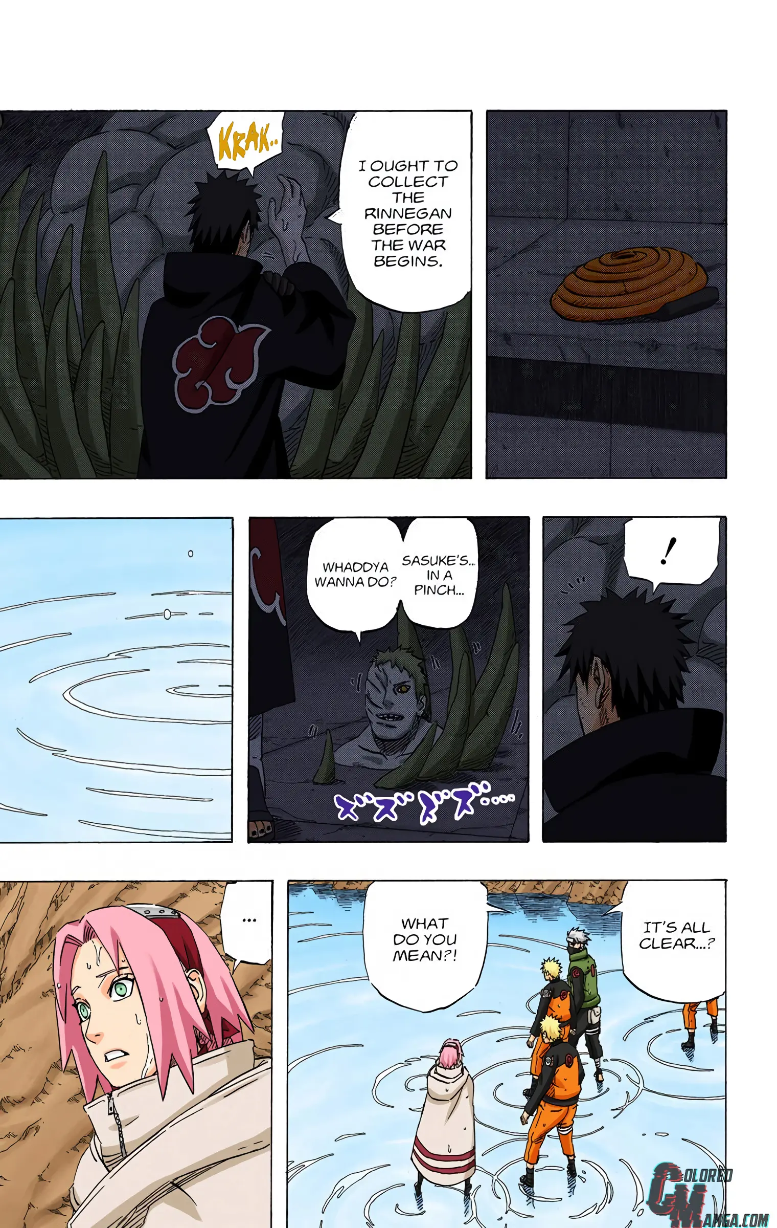 Naruto Colored Manga Online, chapter 486, page 5