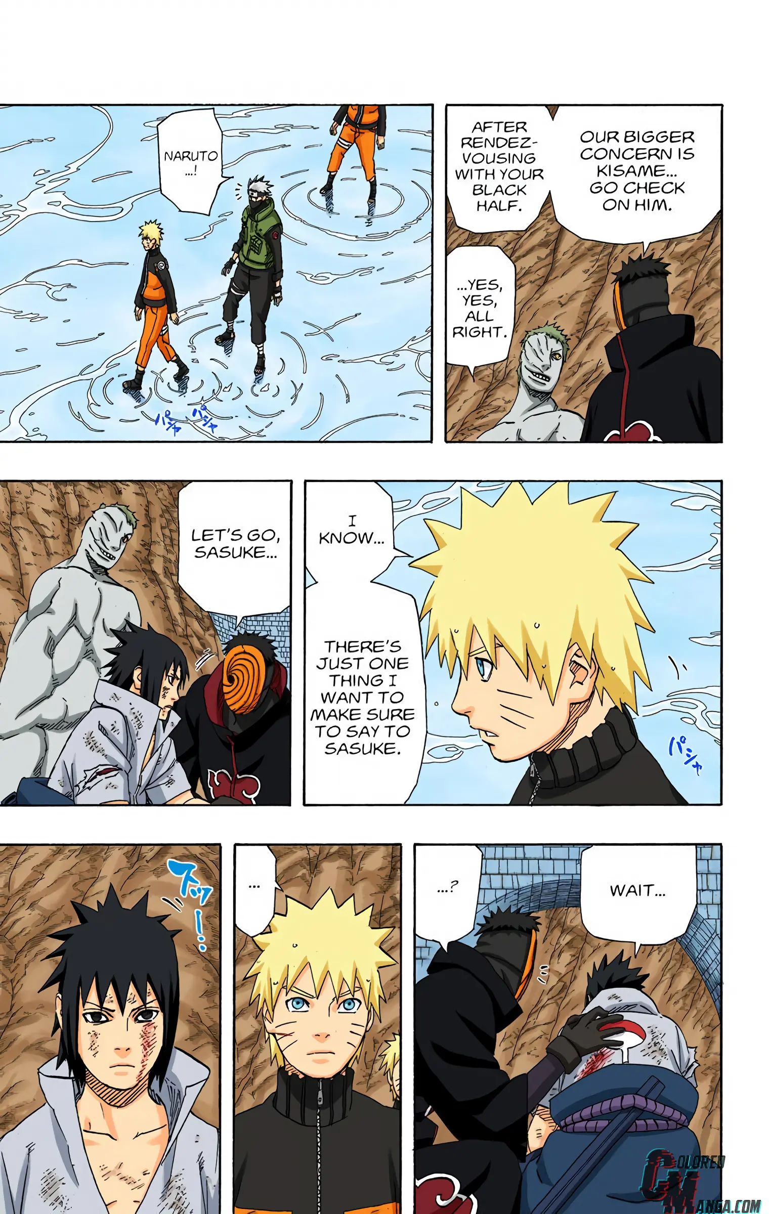 Naruto Colored Manga Online, chapter 486, page 9