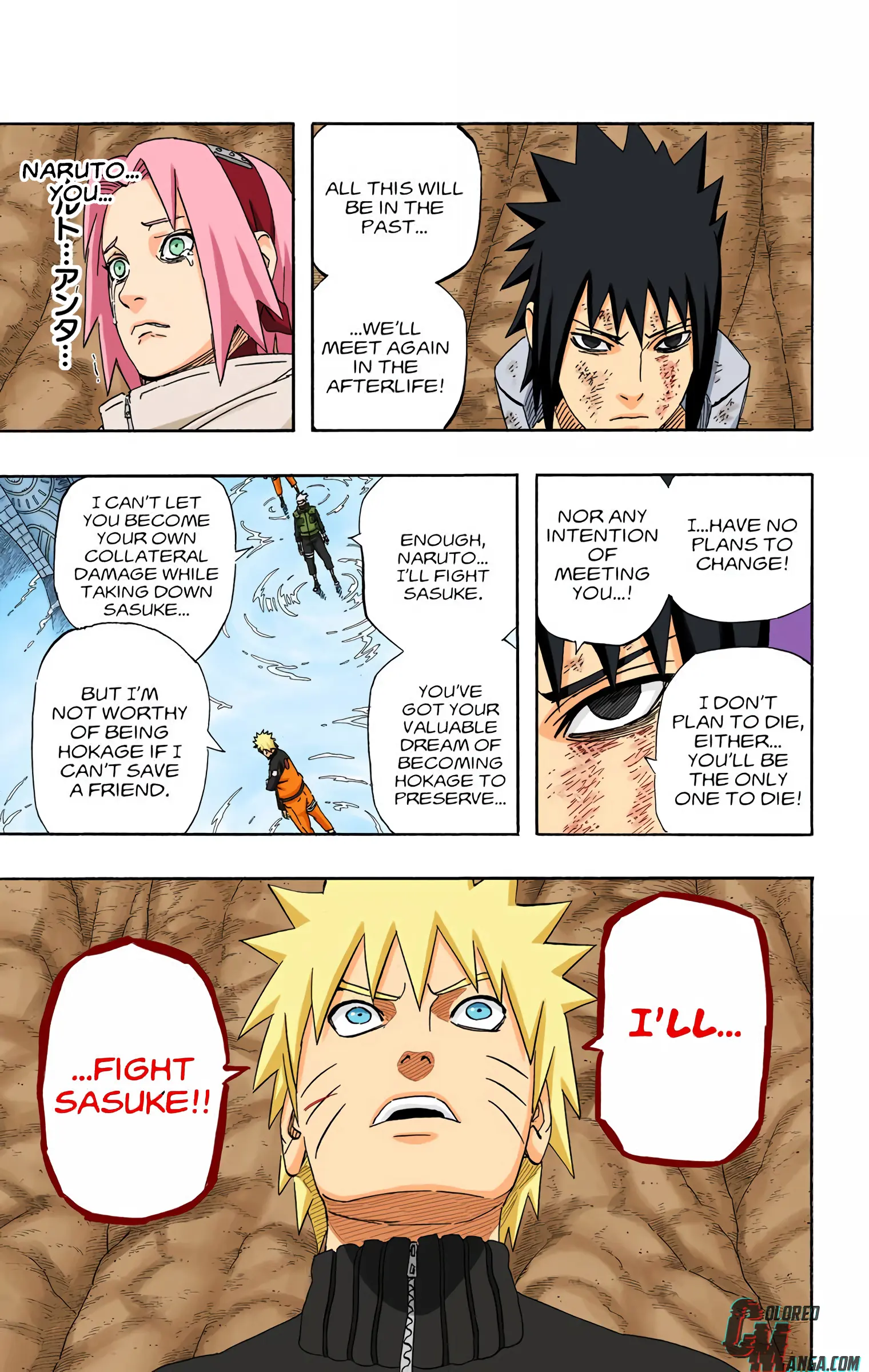 Naruto Colored Manga Online, chapter 486, page 15